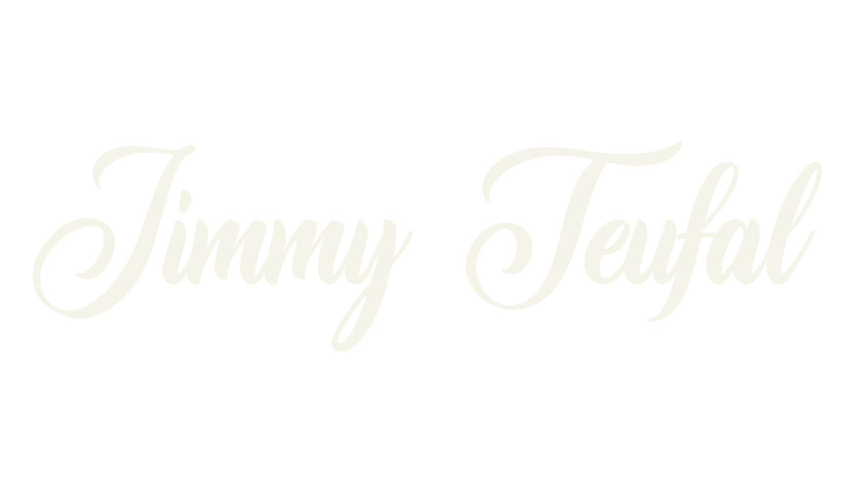 Jimmy Teufal, calligraphy font preview