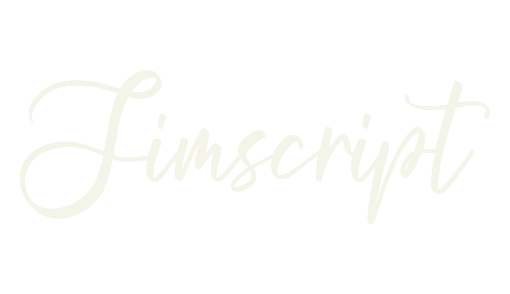 Jimscript, calligraphy font preview
