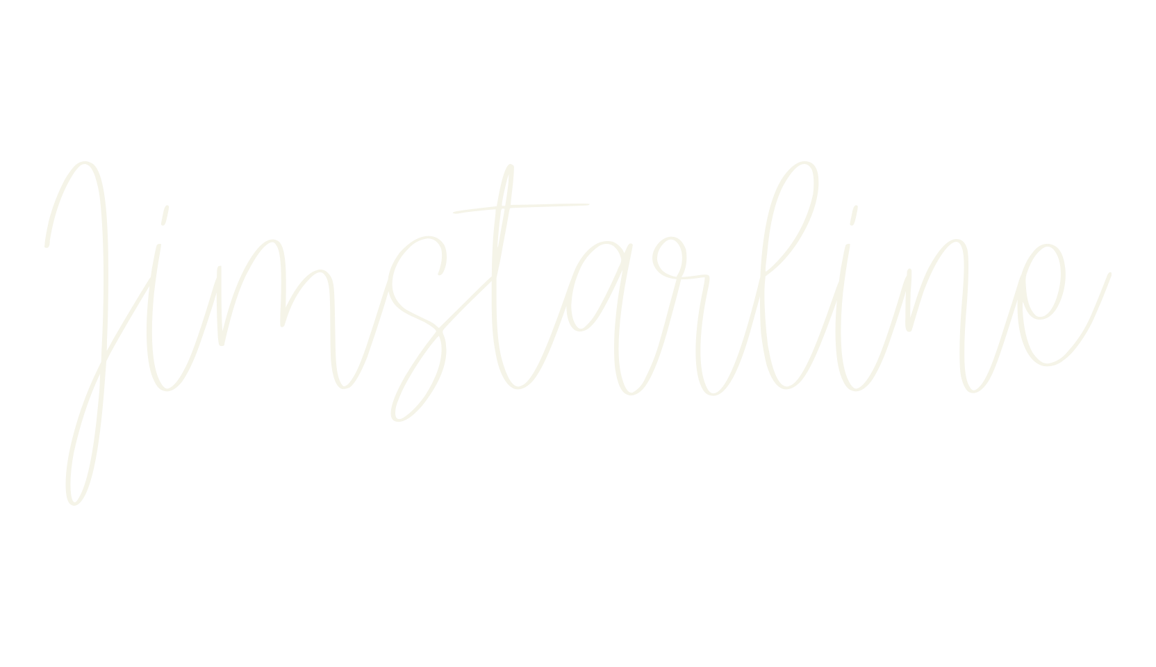 Jimstarline, typewriter font preview
