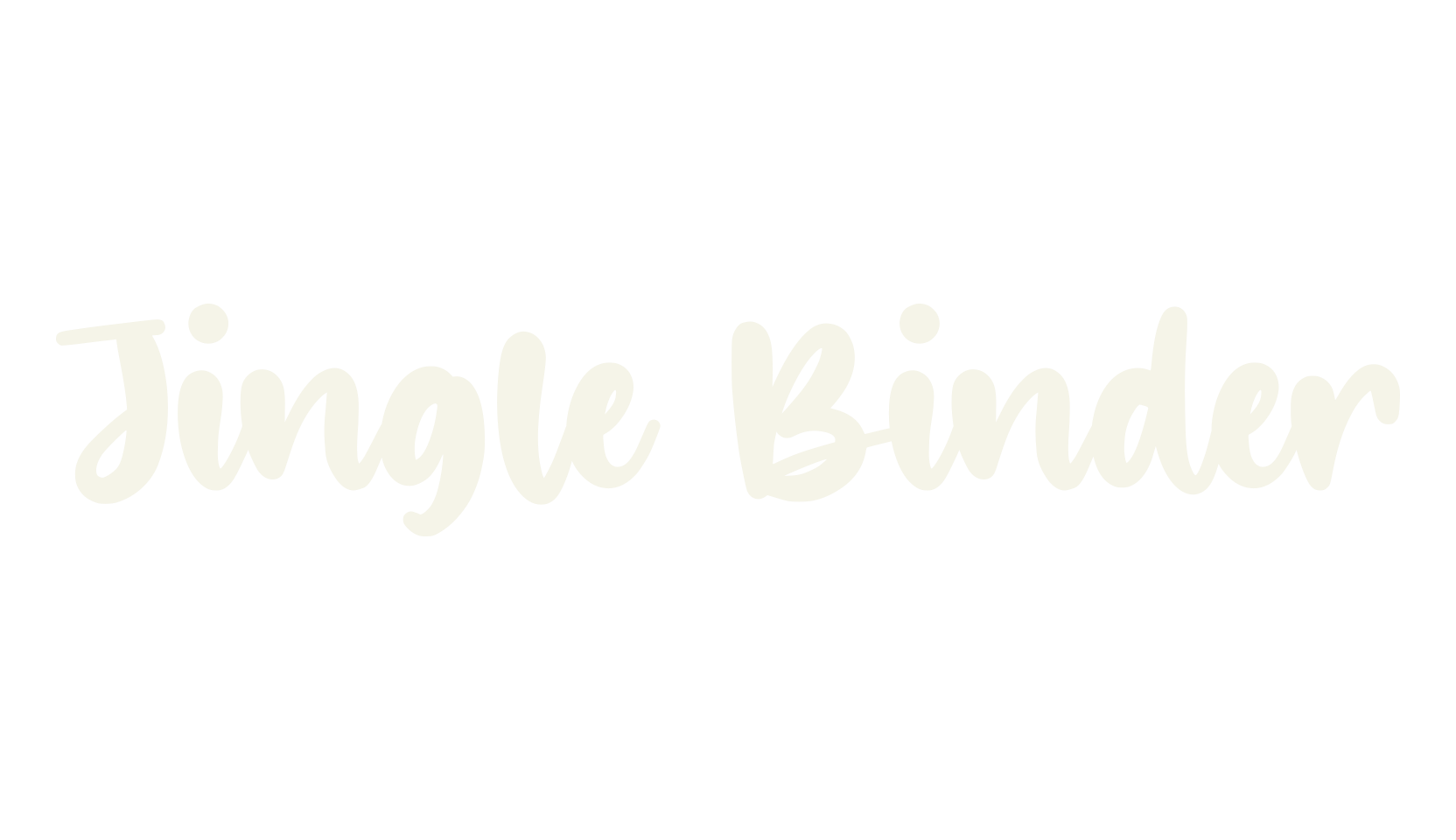 Jingle Binder, fashion script font preview