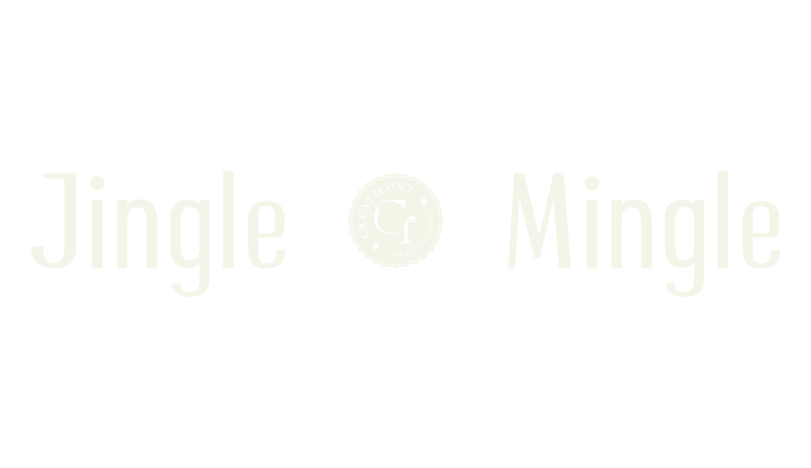 Jingle & Mingle, cool font preview