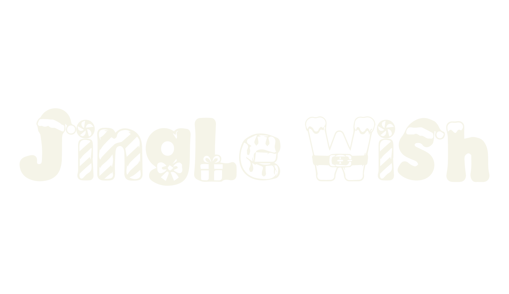 Jingle Wish, christmas font preview