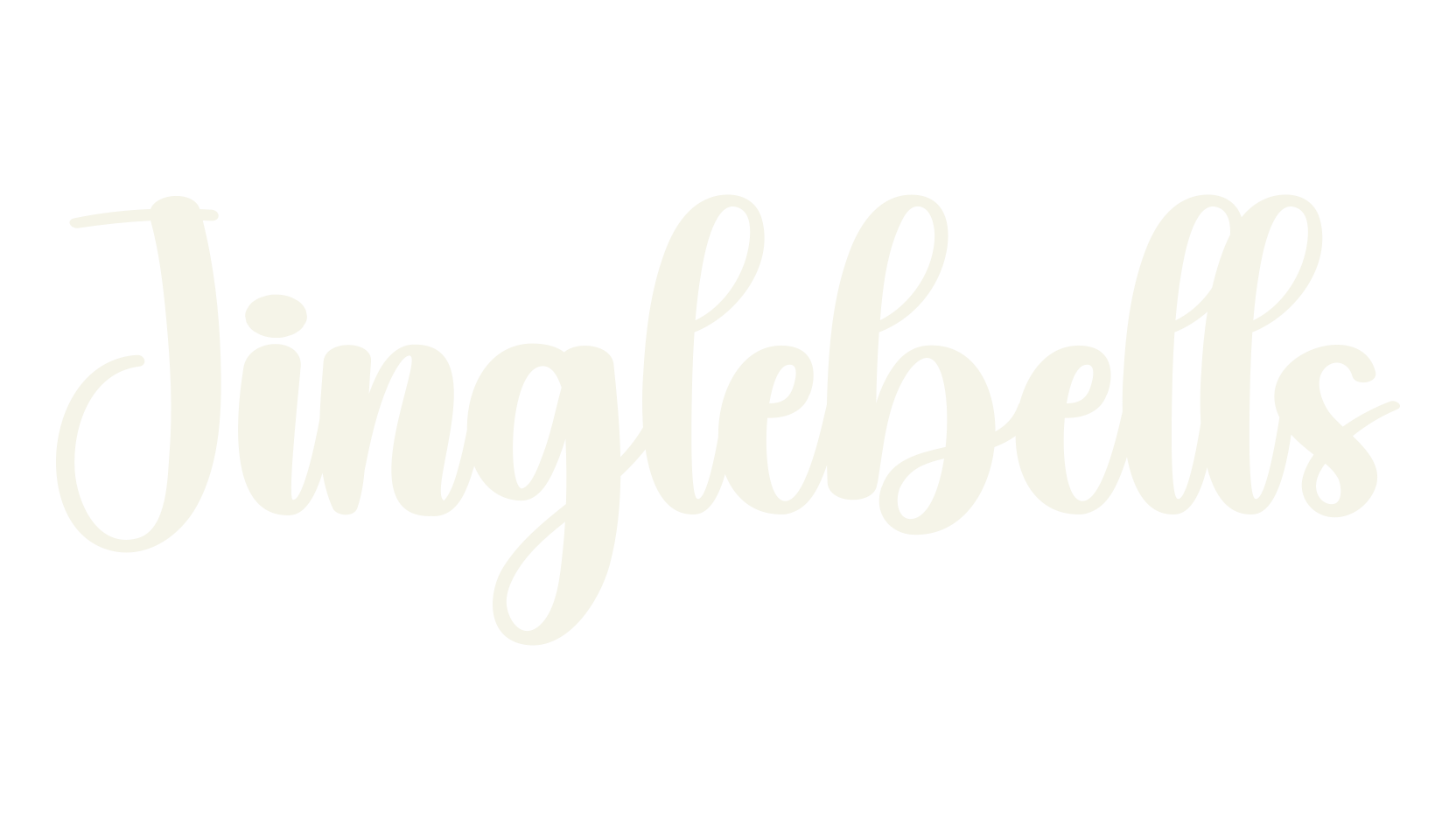 Jinglebells, calligraphy font preview