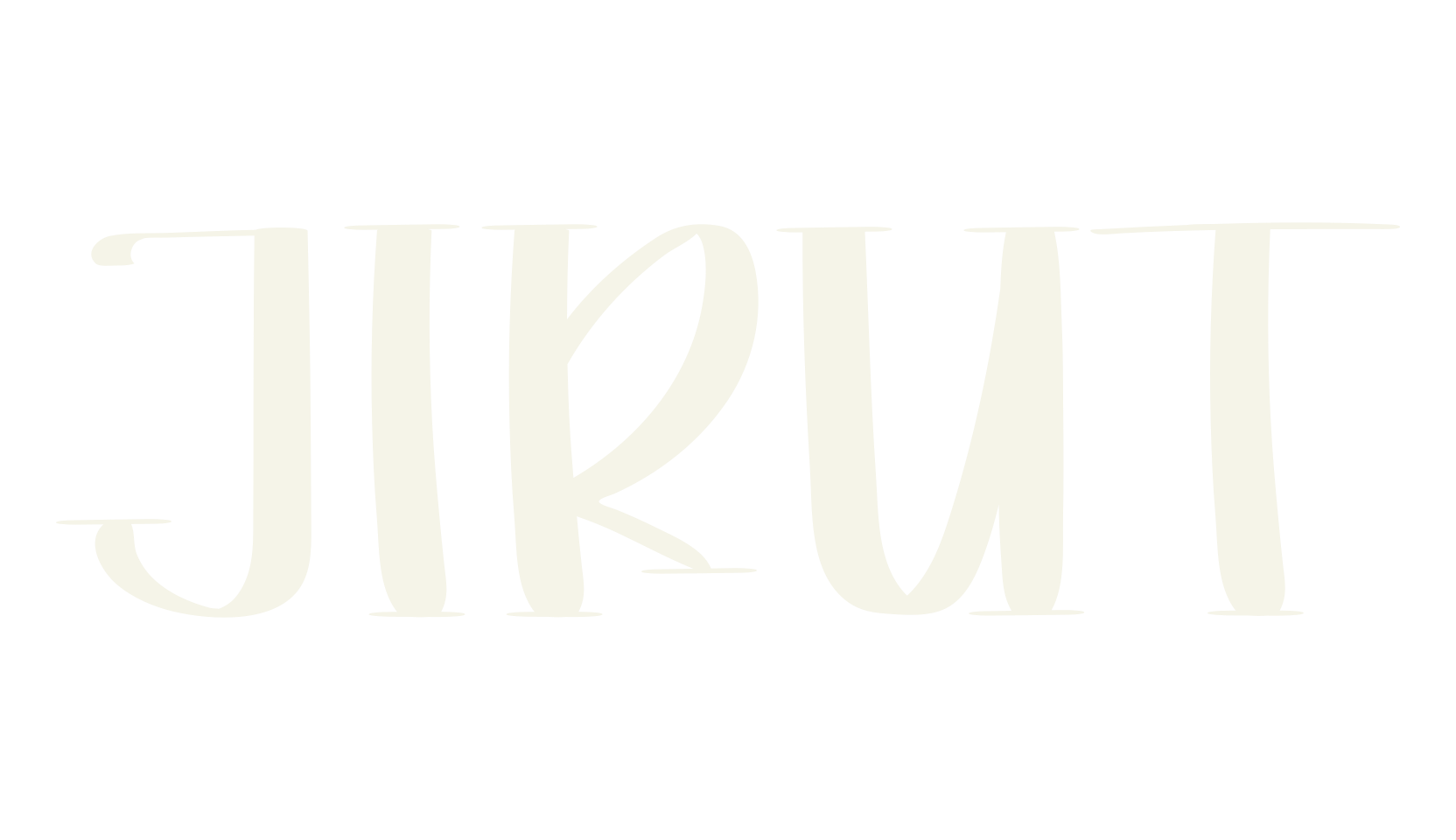 JIRUT, cute font preview