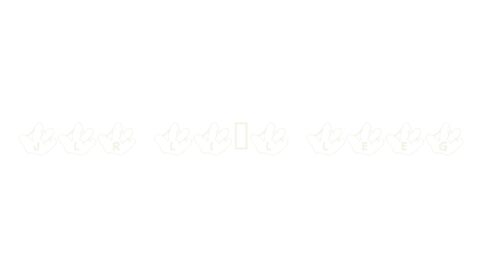JLR Li'l Leeg, display market font preview
