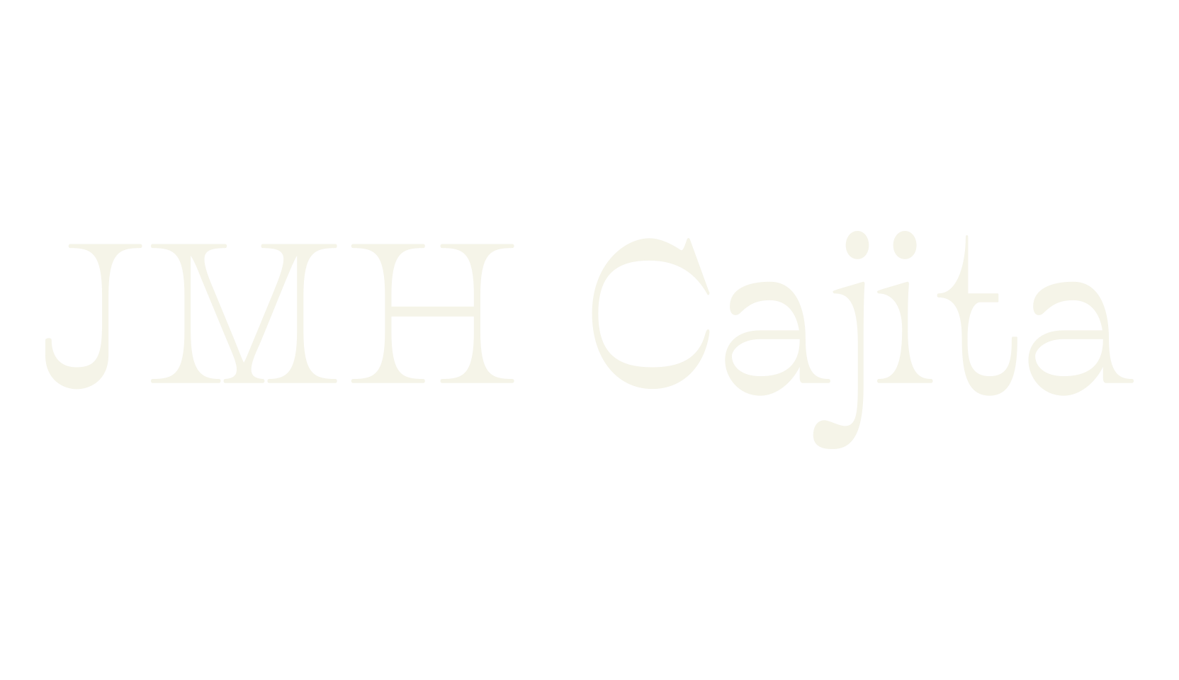 JMH Cajita, wild west font preview
