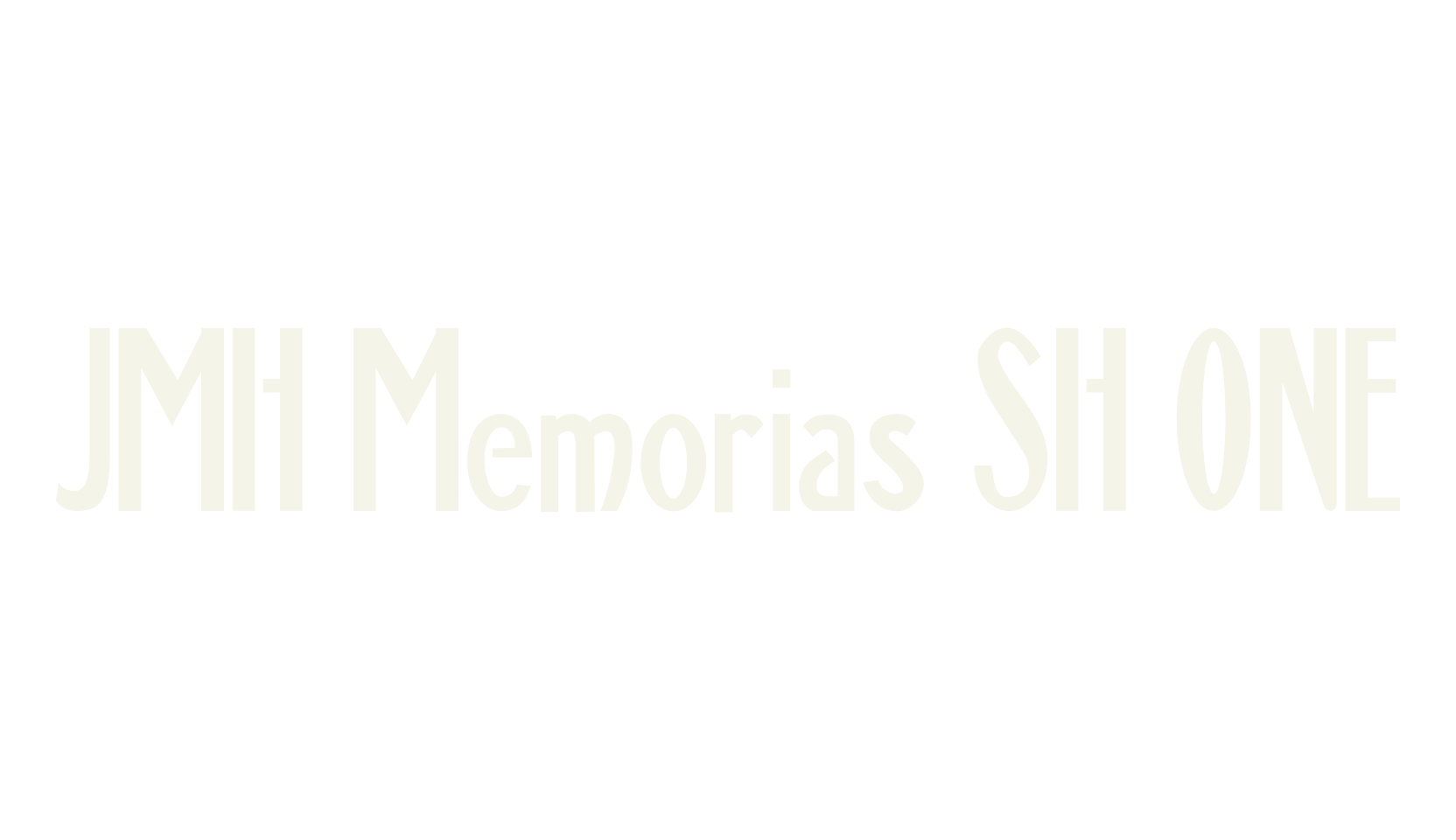 JMH Memorias SH ONE, sherlock holmes font preview