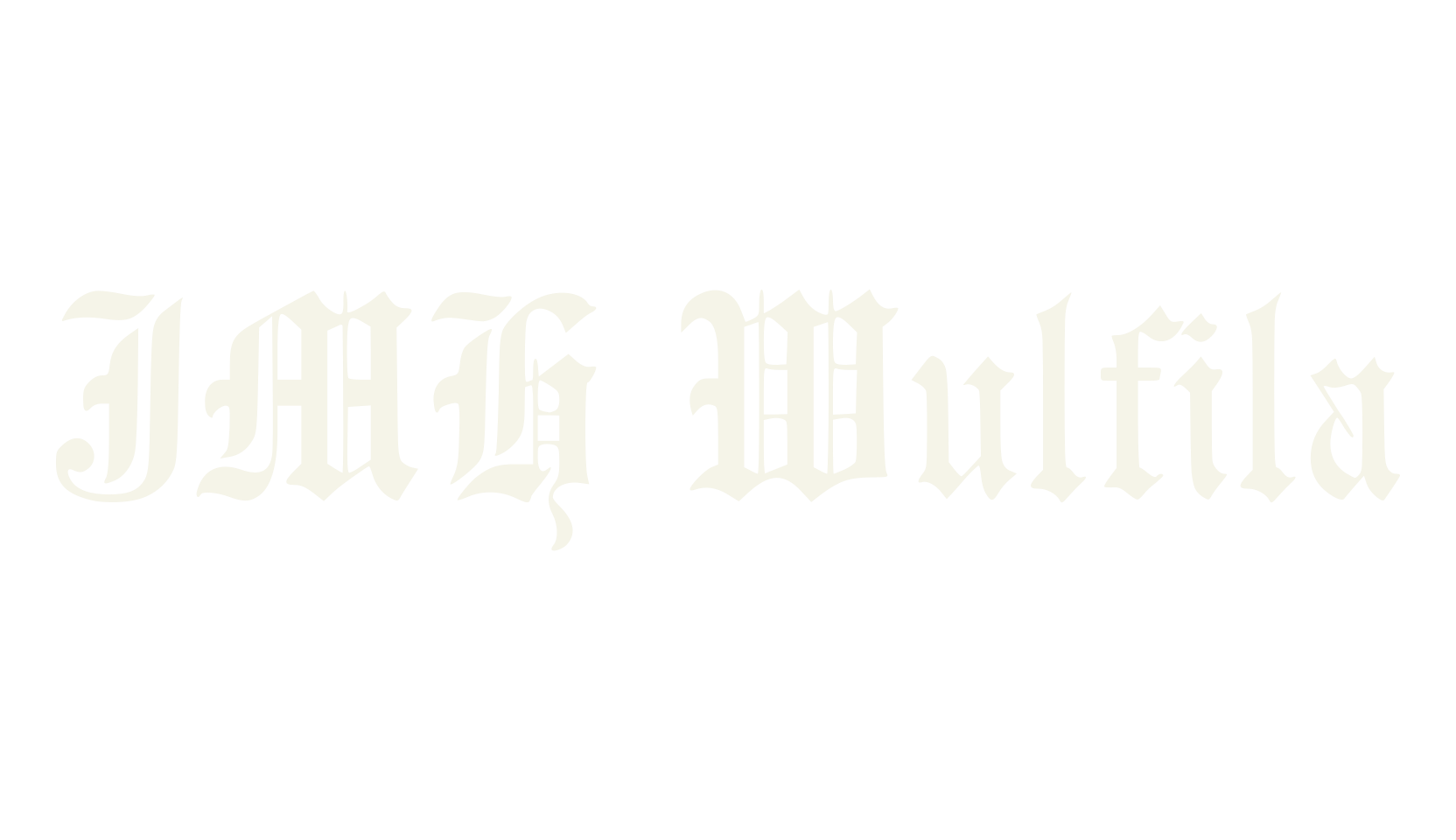 JMH Wulfila, blackletter font preview