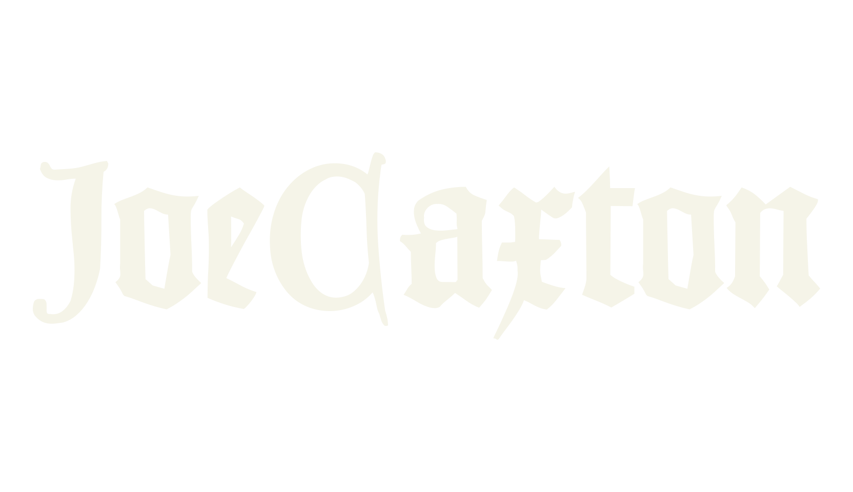 JoeCaxton, fantasy font preview