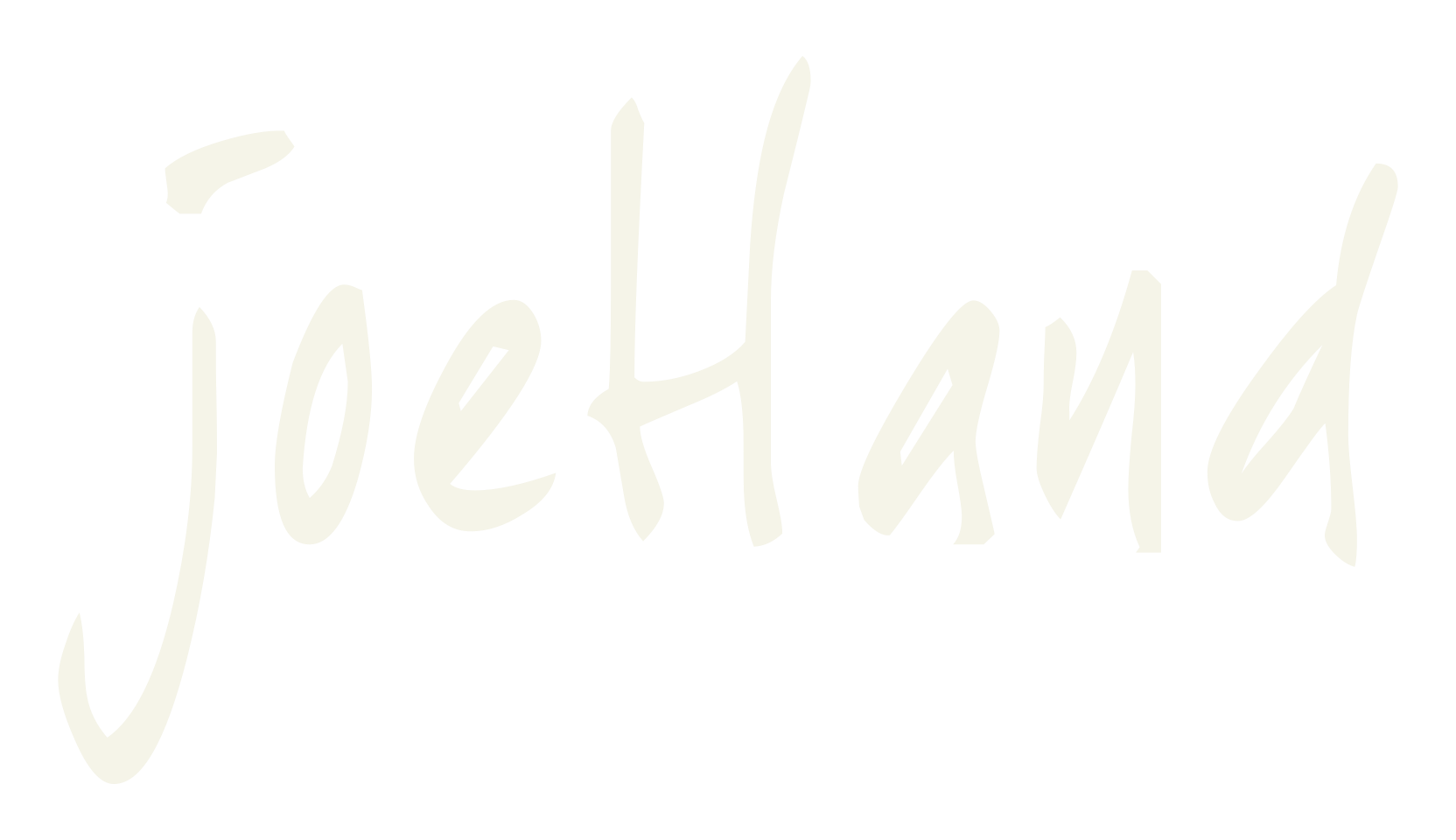 joeHand, handwriting font preview