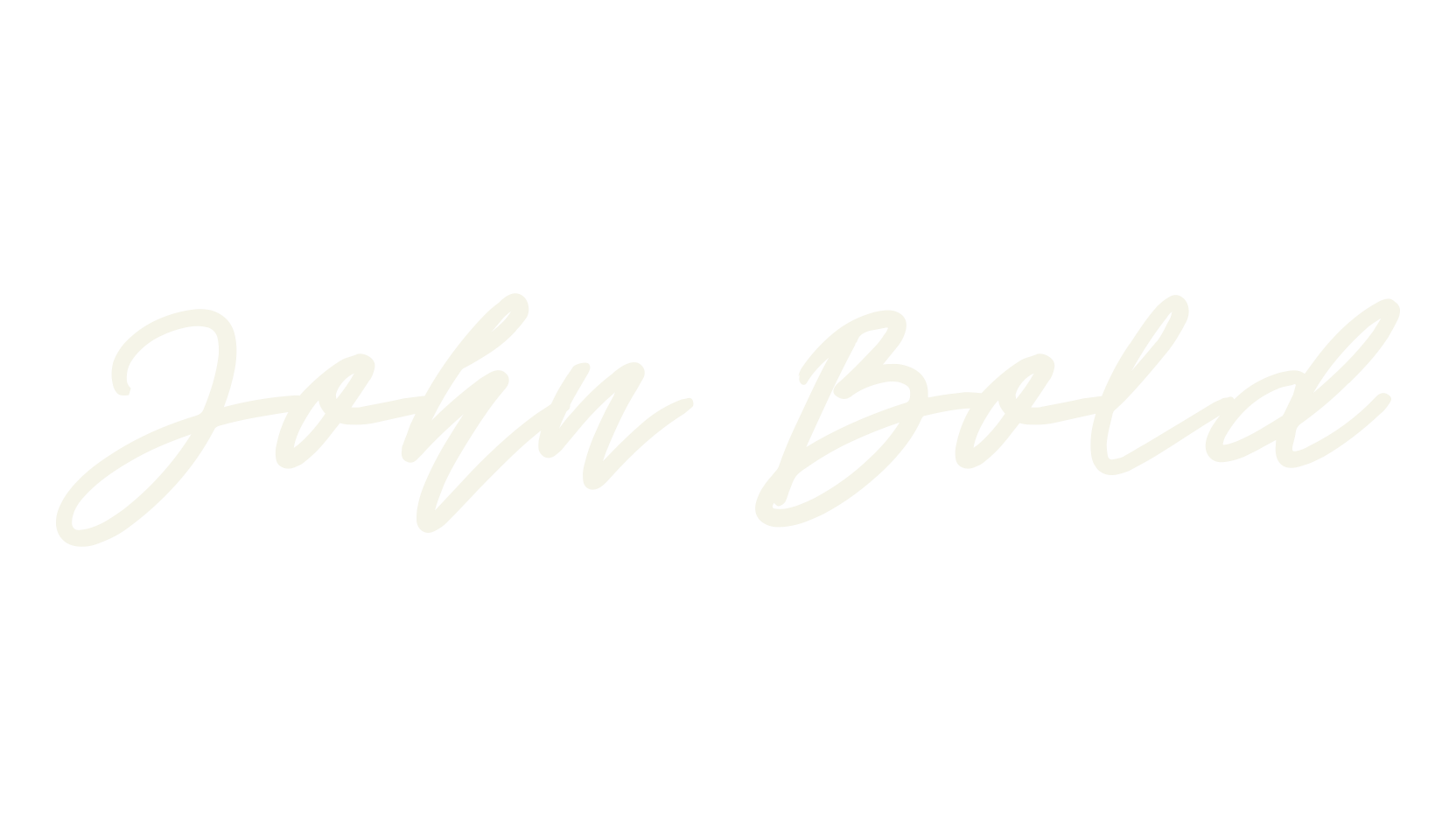 John Bold, signature font preview