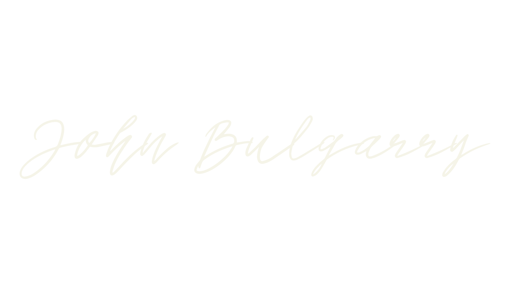 John Bulgarry, calligraphy font preview