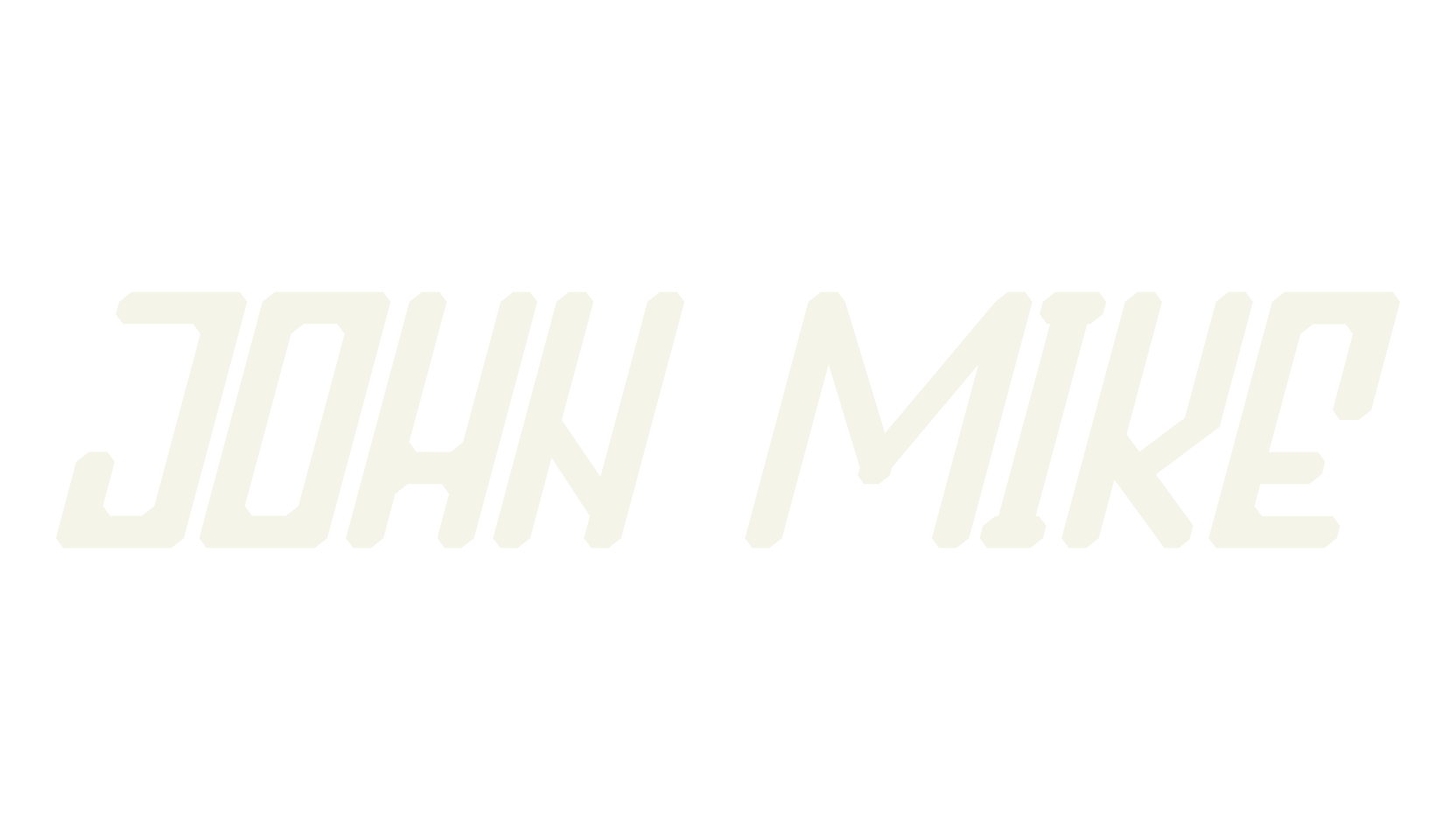 John Mike, racing font preview