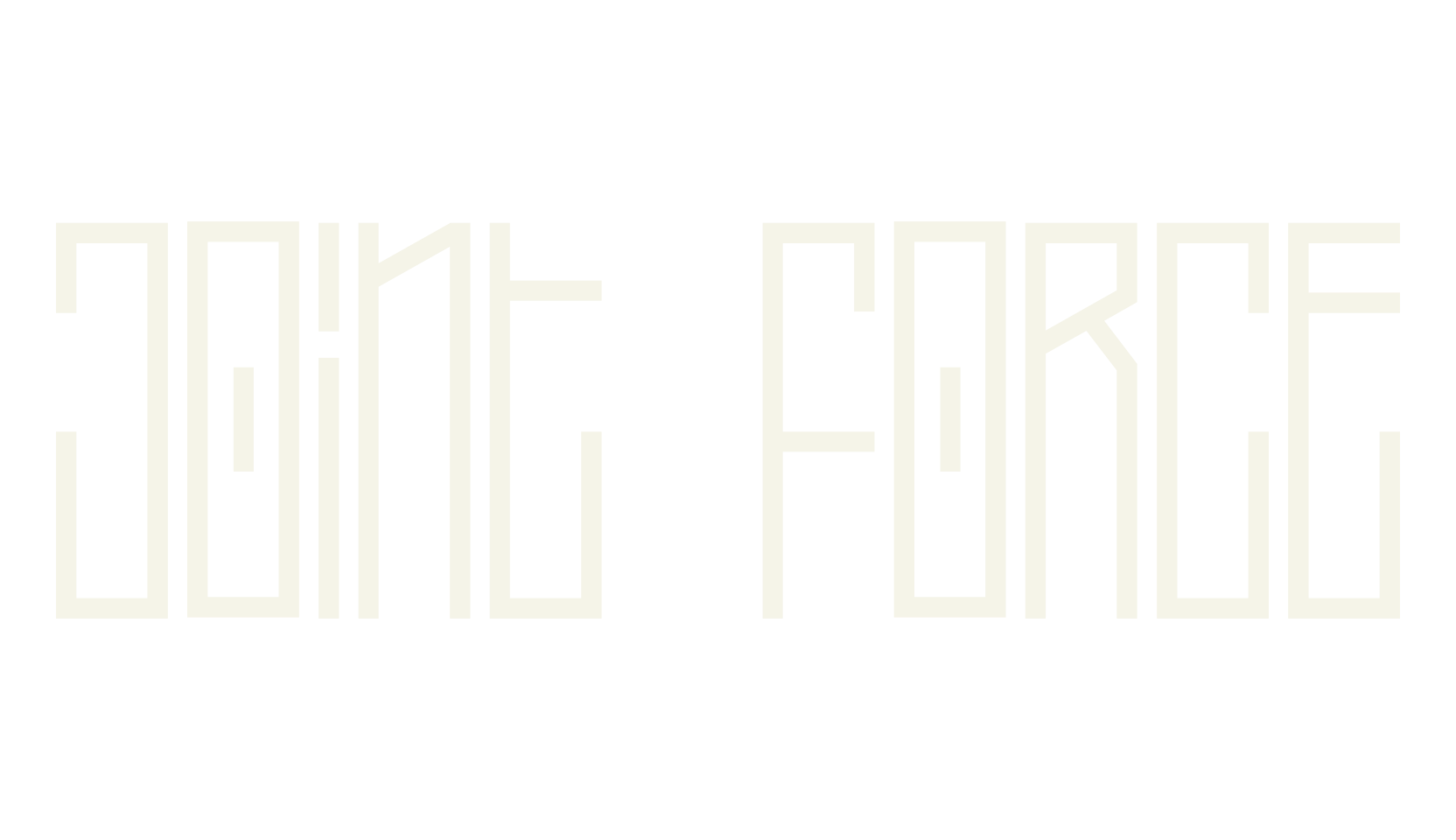 JOINT FORCE, cyberpunk font preview