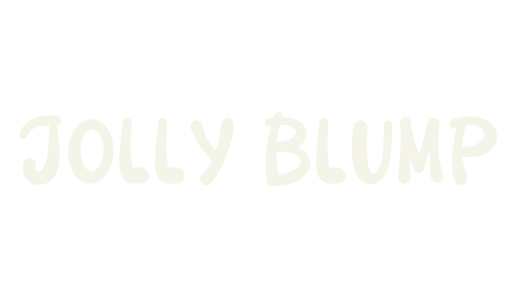 Jolly Blump, quirky font preview