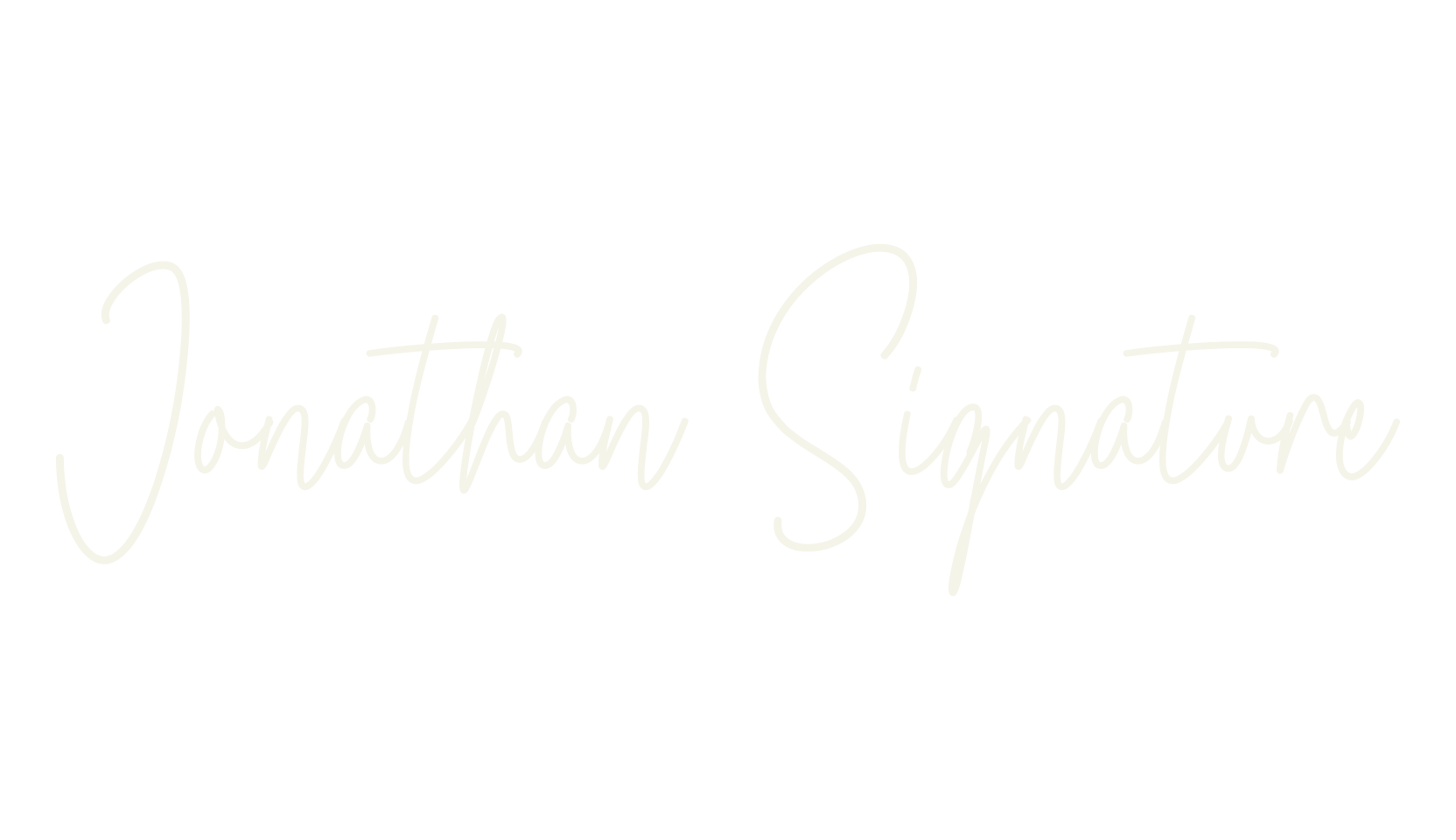 Jonathan Signature, cursive font preview