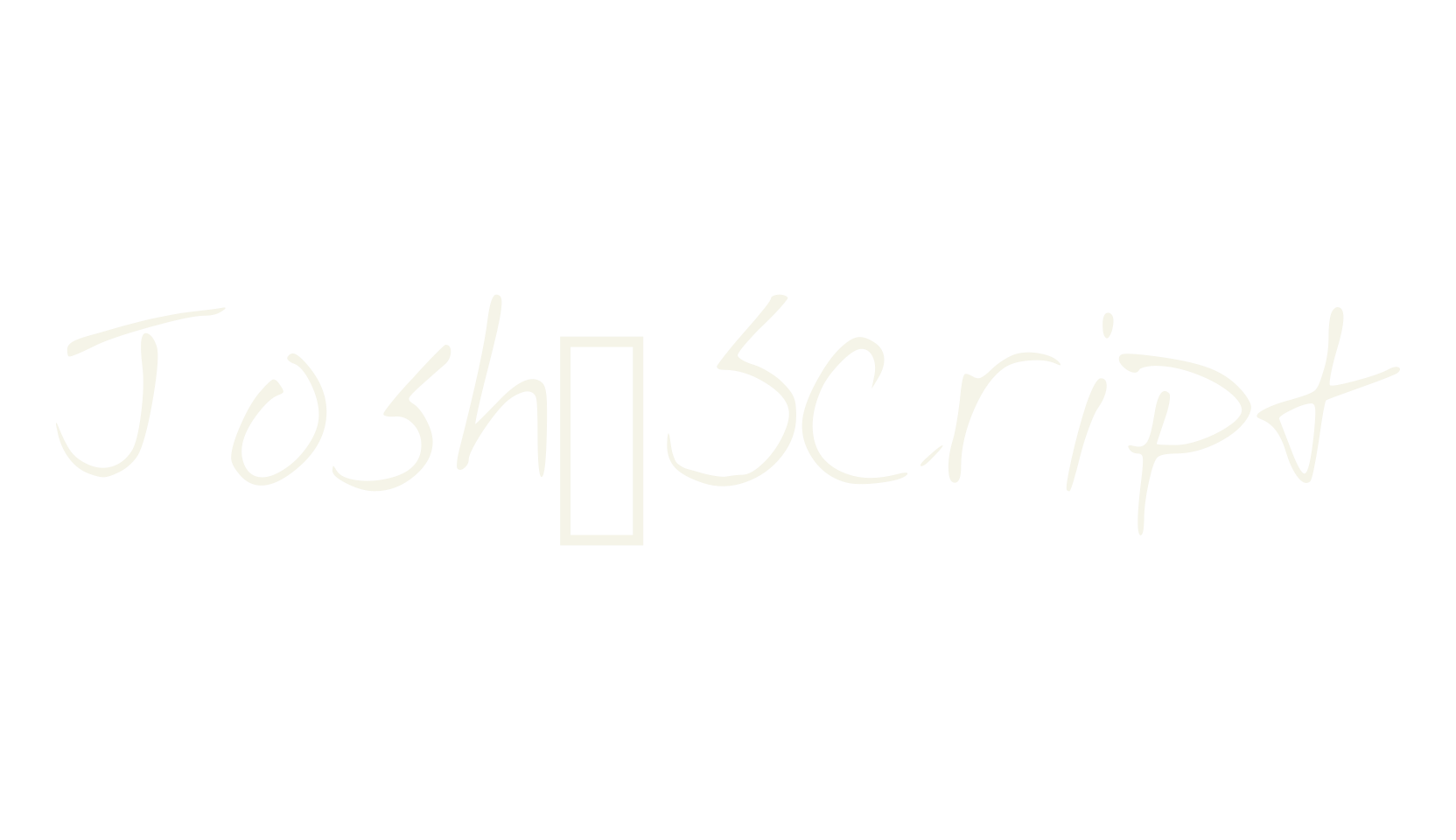 Josh_Script, chiller font preview