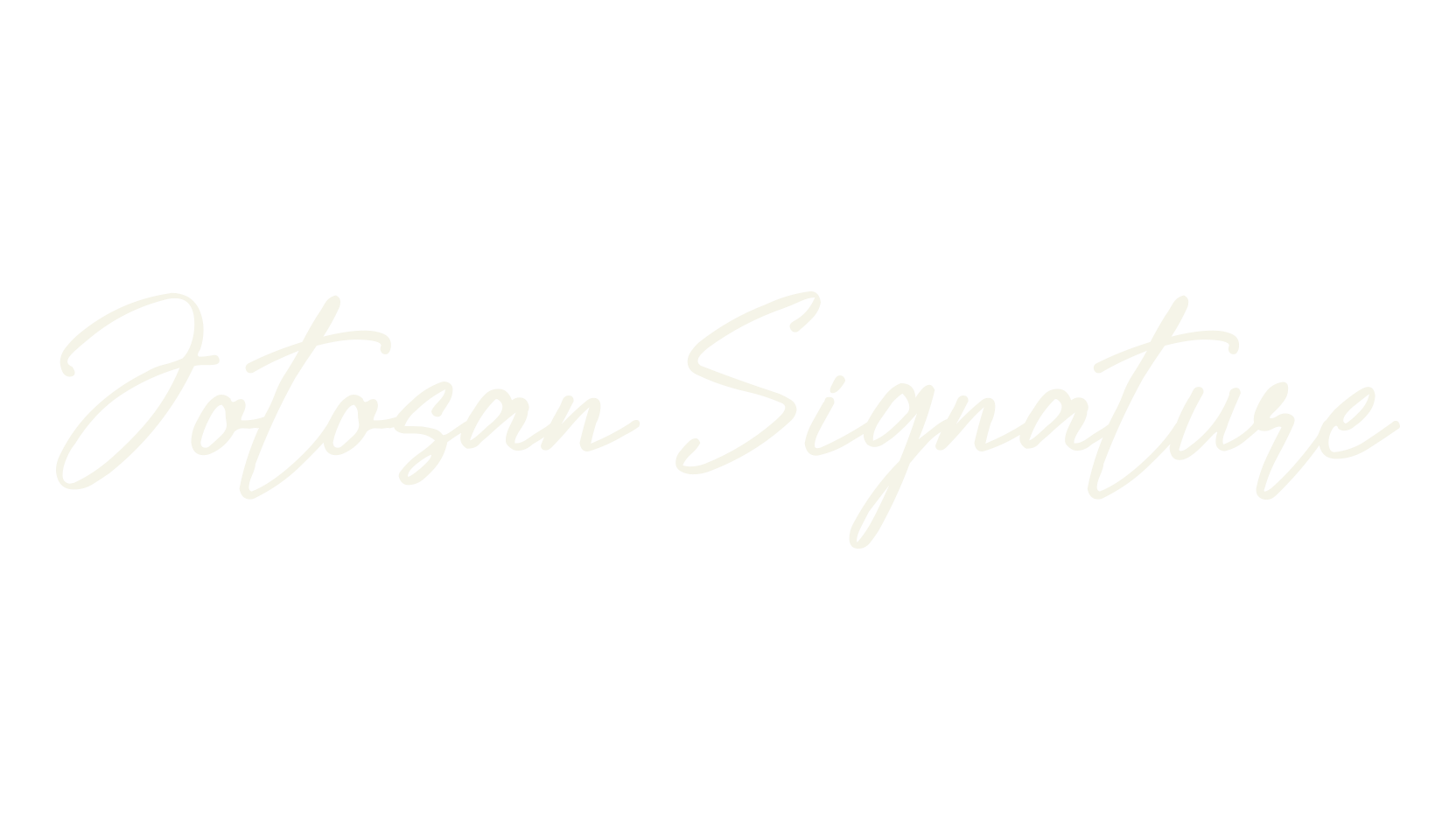 Jotosan Signature, signature font preview