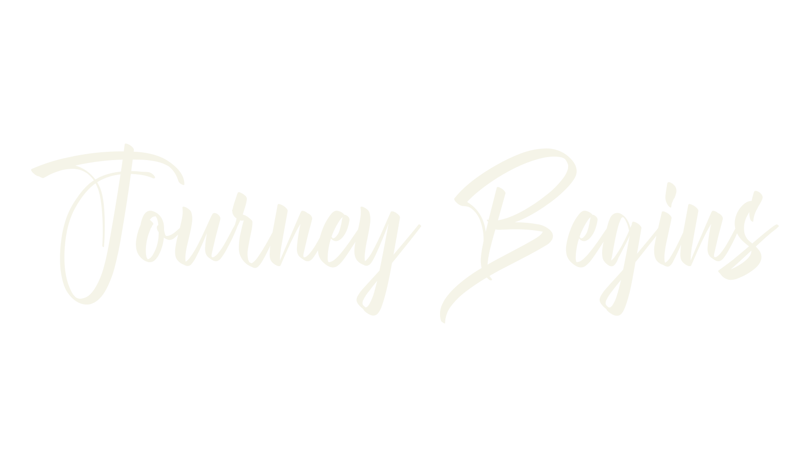 Journey Begins, cafe font preview