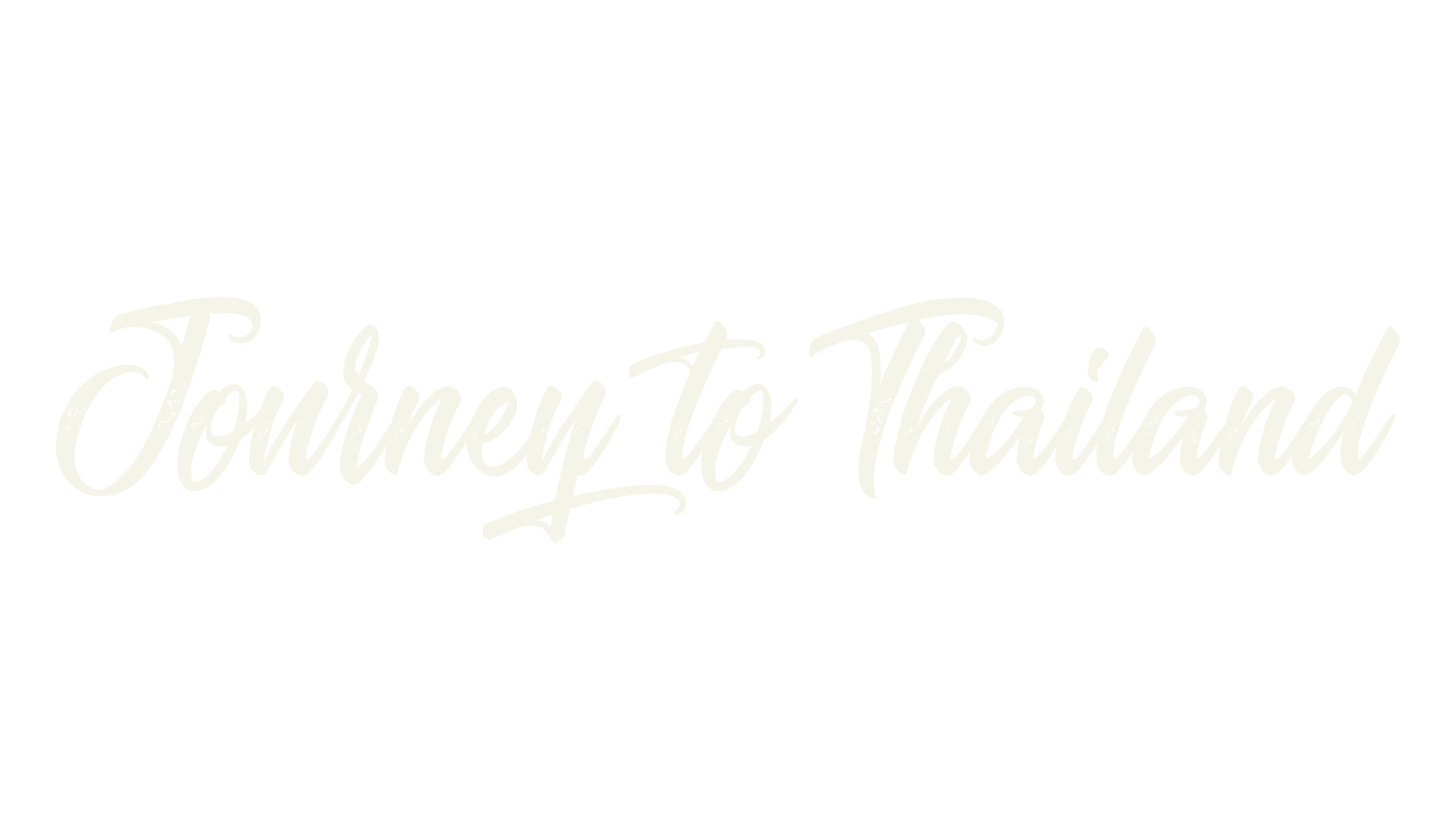 Journey to Thailand, fashion script font preview