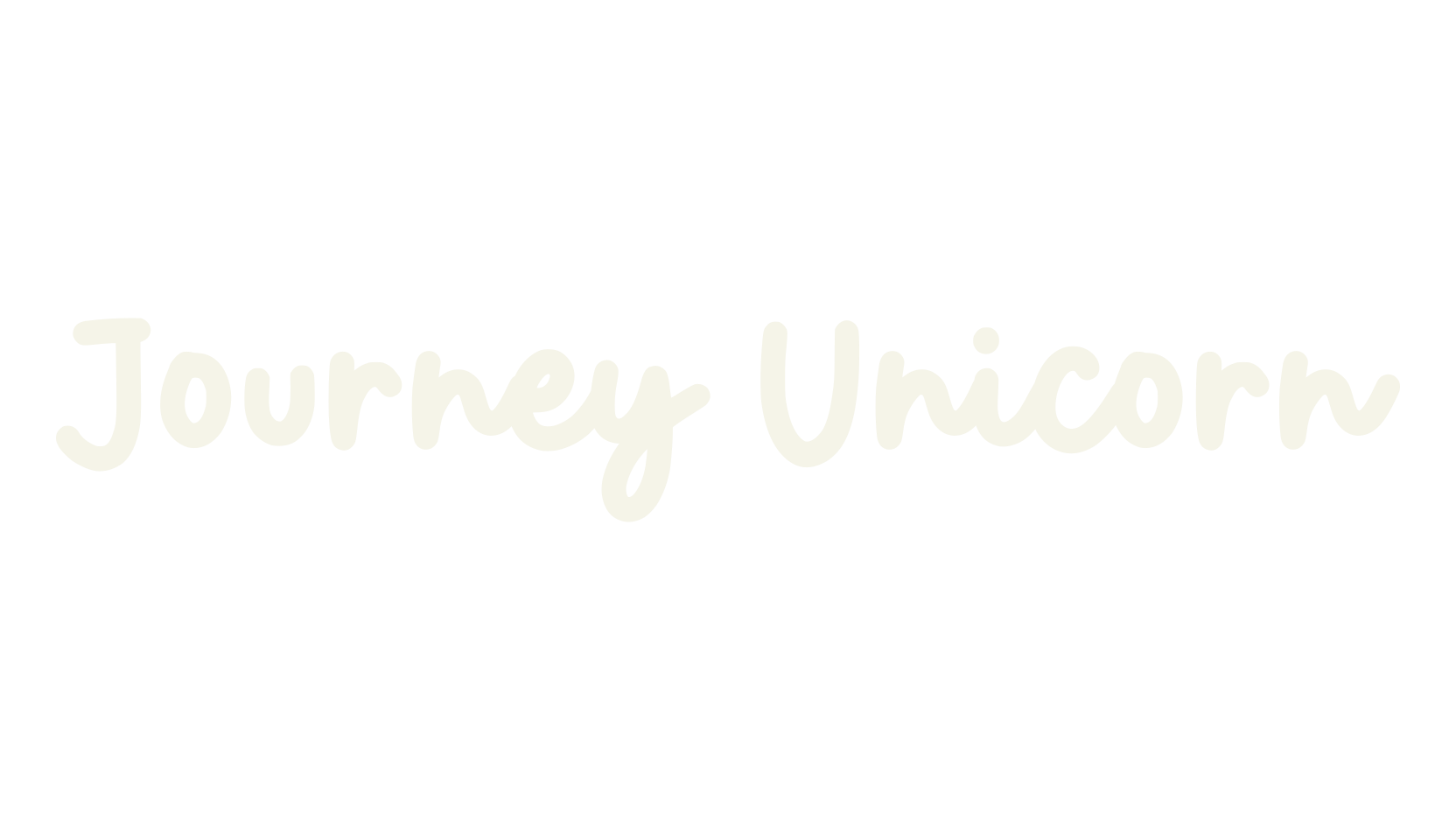 Journey Unicorn, cursive font preview