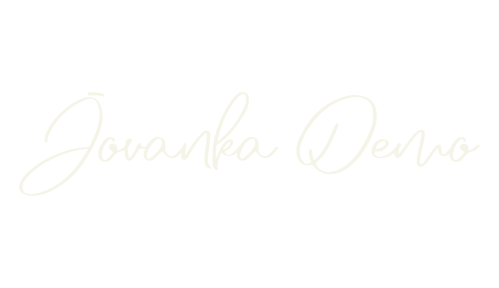 Jovanka Demo, signature font preview