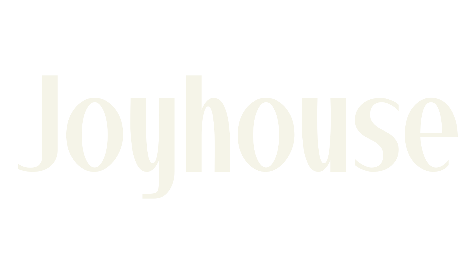 Joyhouse, movies font preview