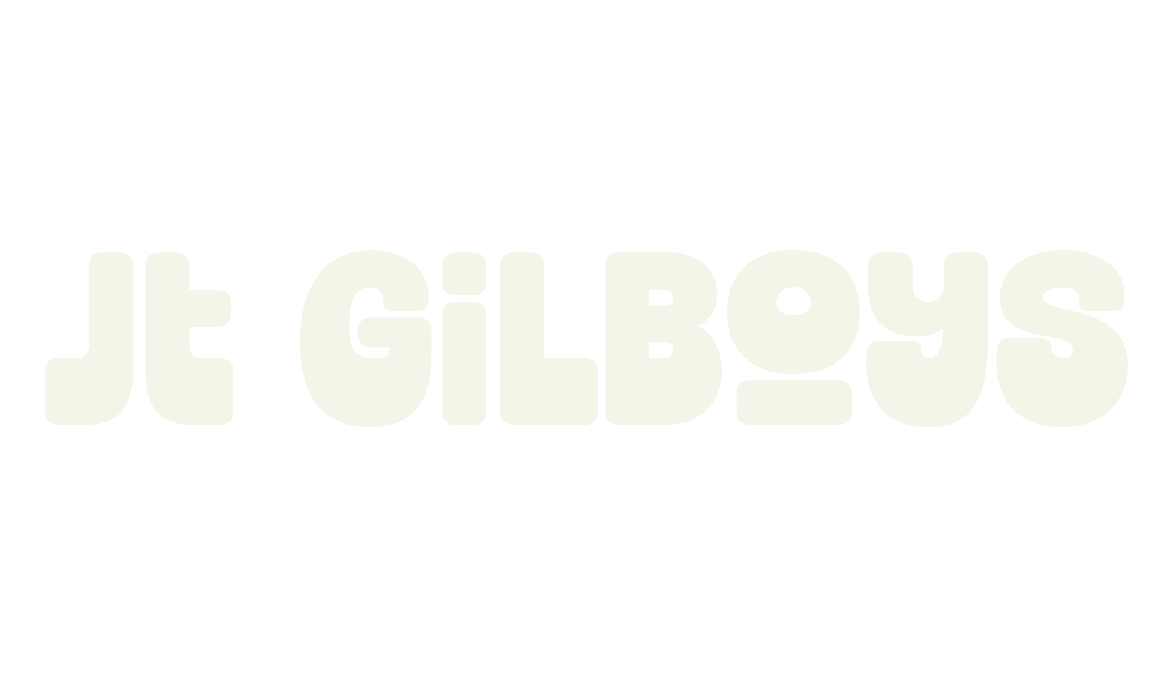 Jt Gilboys, rounded font preview