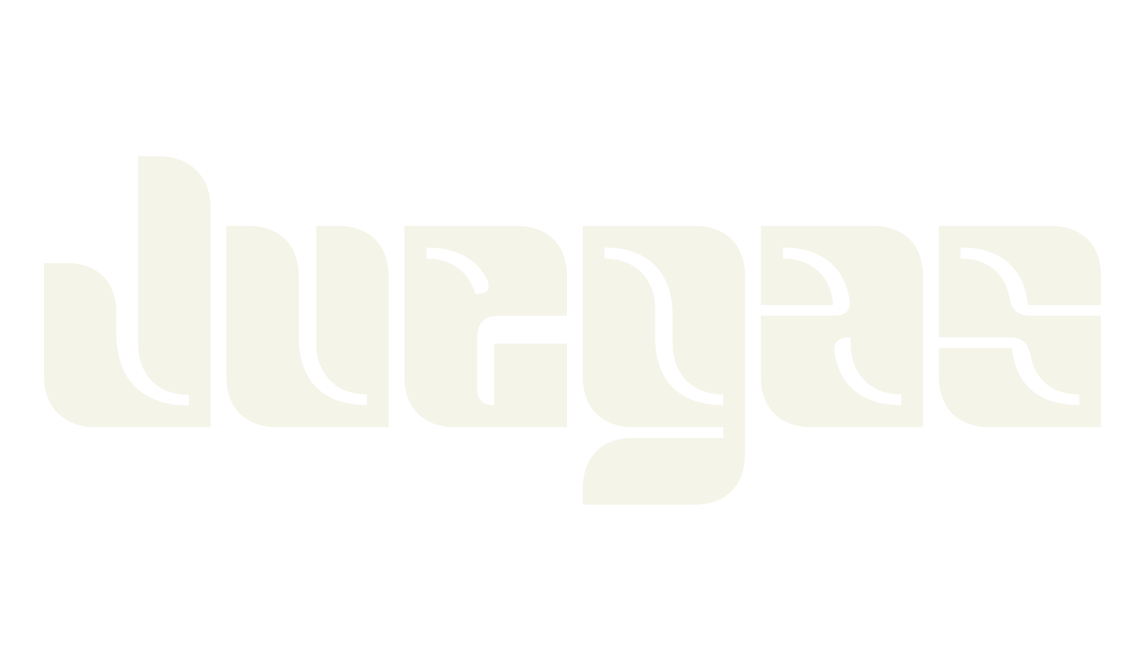 Juegas, rounded font preview