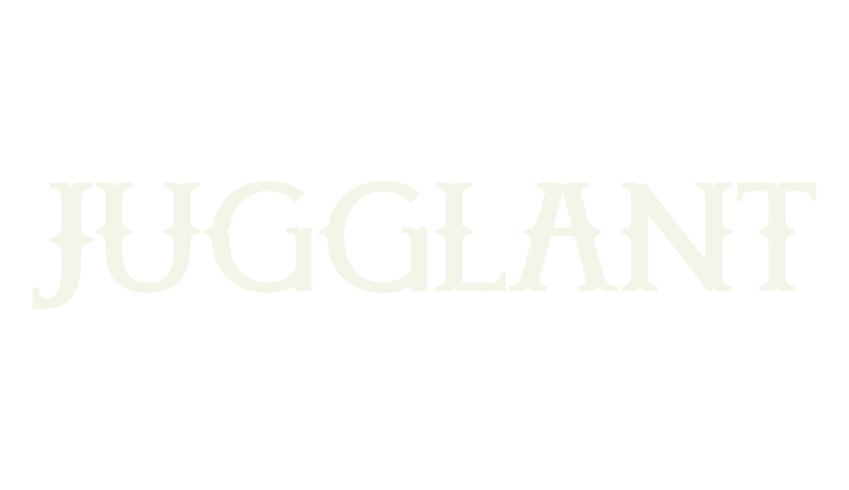 Jugglant, retro font preview