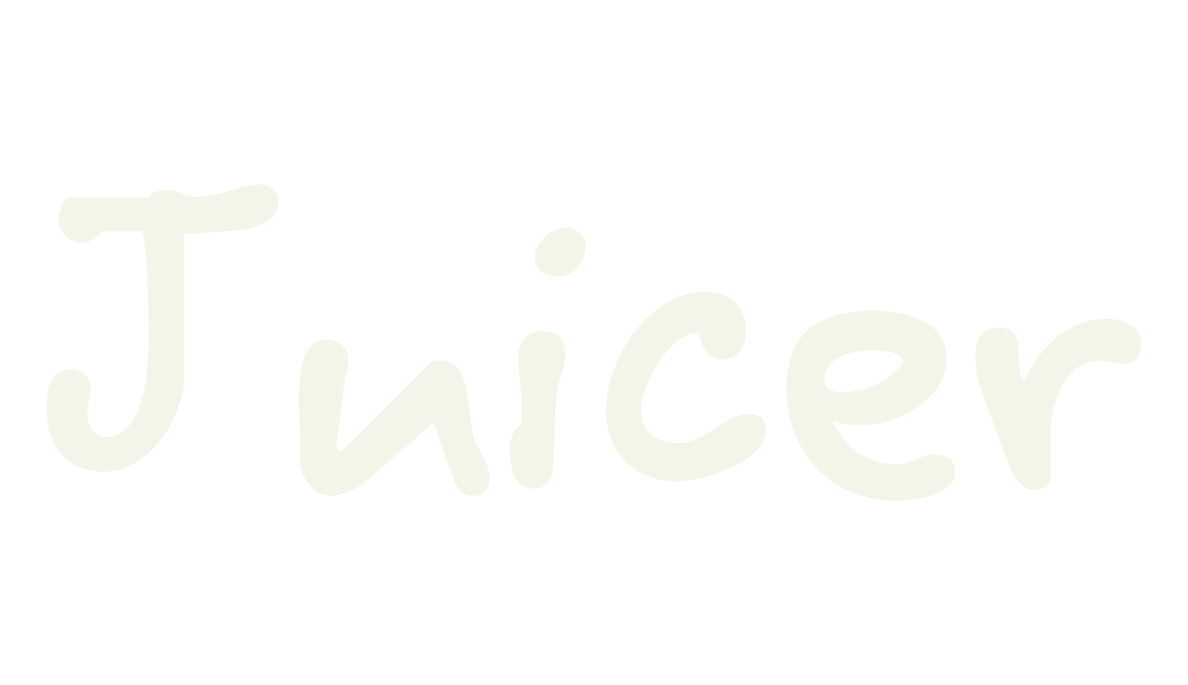 Juicer, handwritten font preview