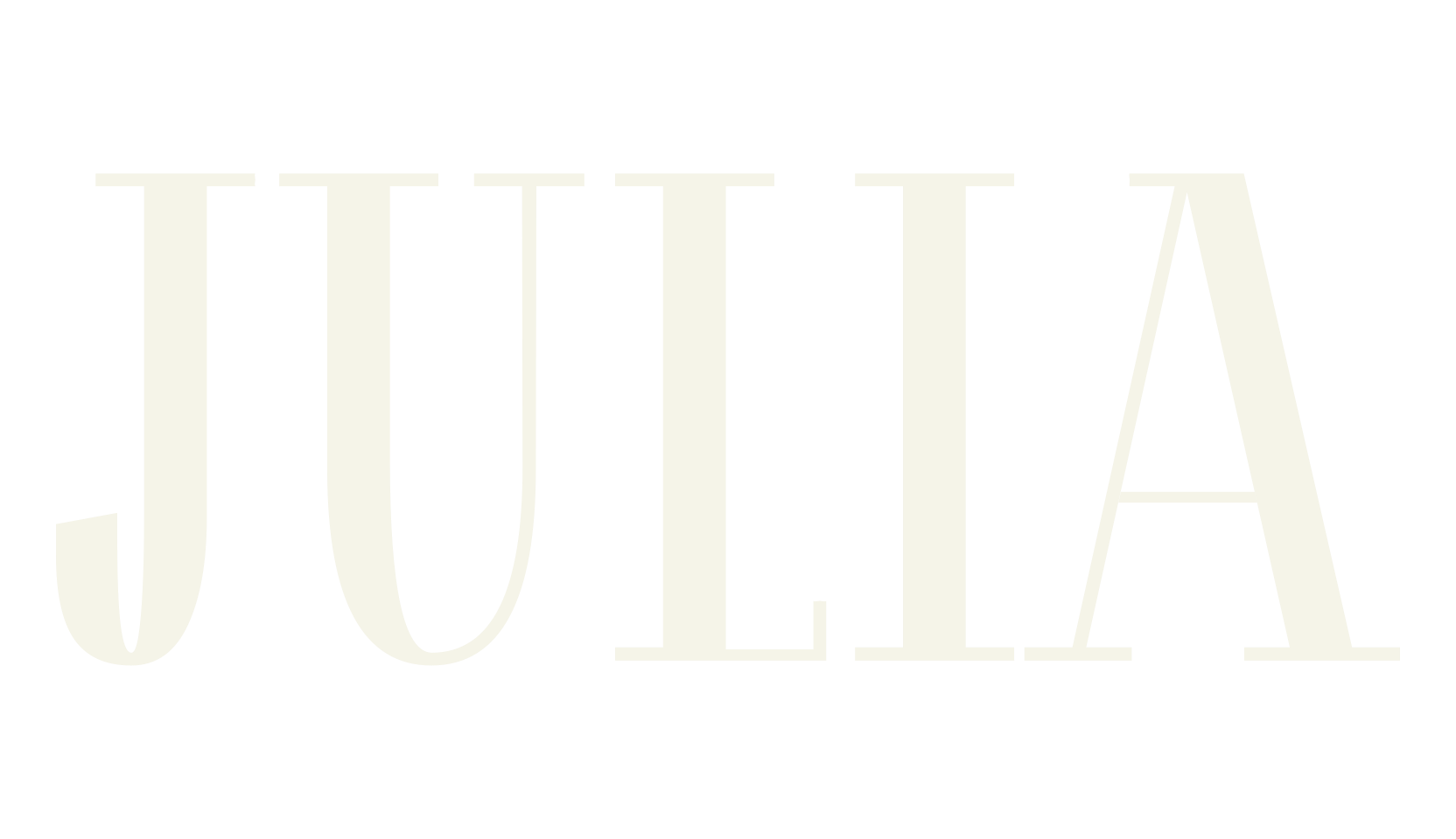 JULIA, serif font preview