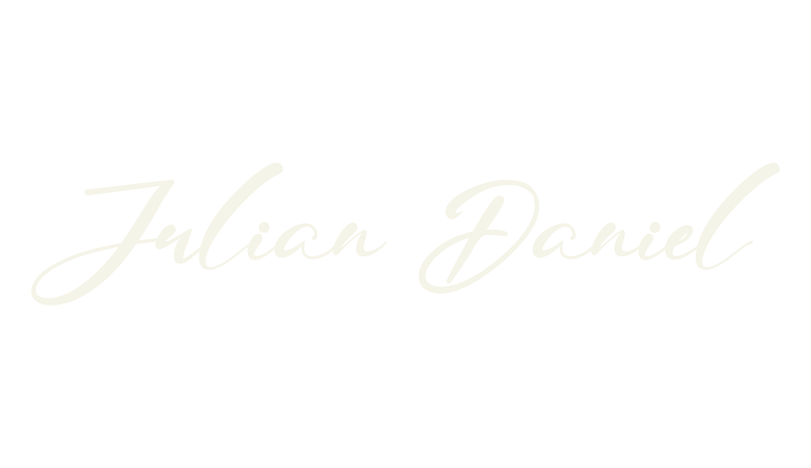 Julian Daniel, fashion script font preview