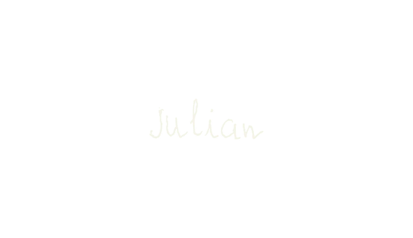 Julian, handwriting font preview