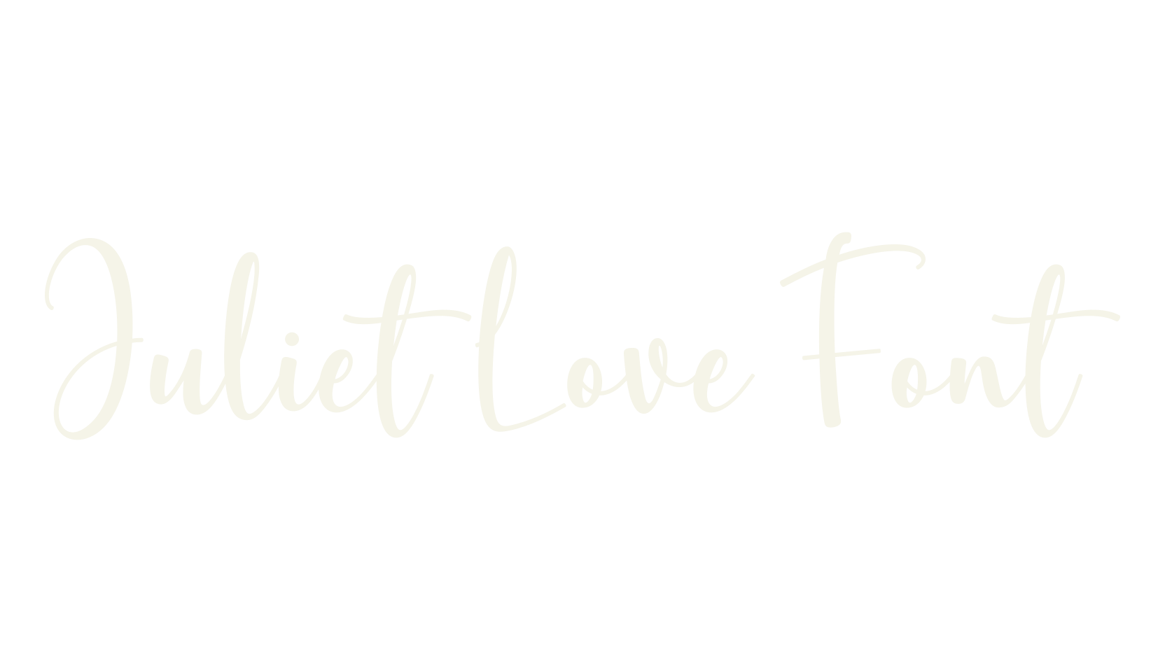 Juliet Love Font, halloween font preview