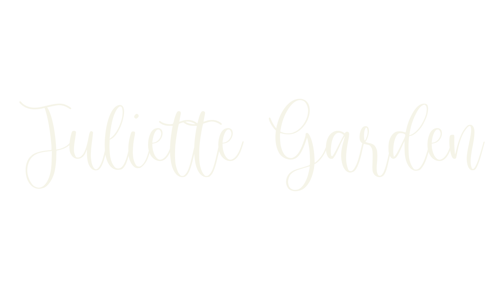 Juliette Garden, fashion sign font preview