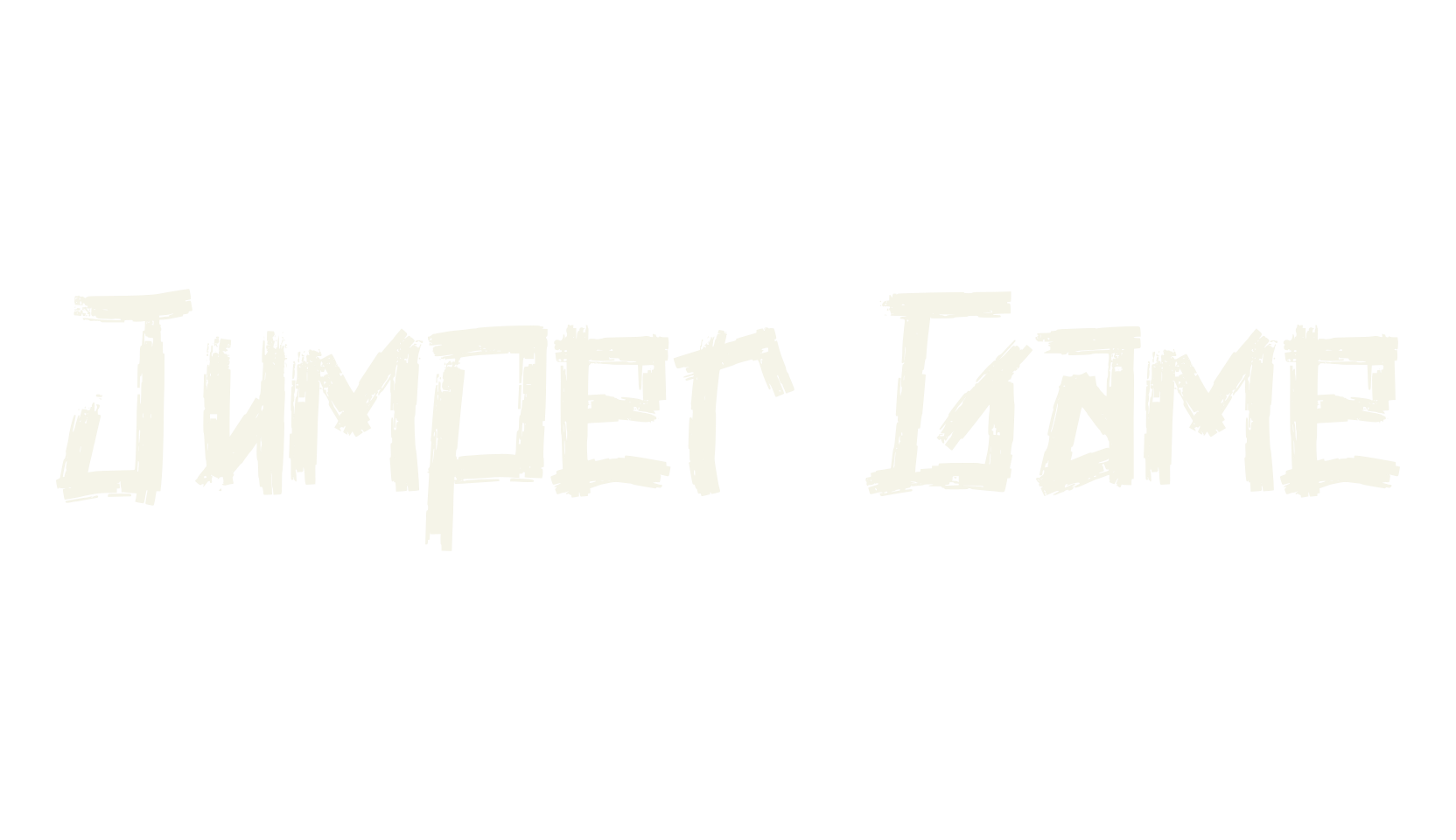 Jumper Game, tattoo font preview