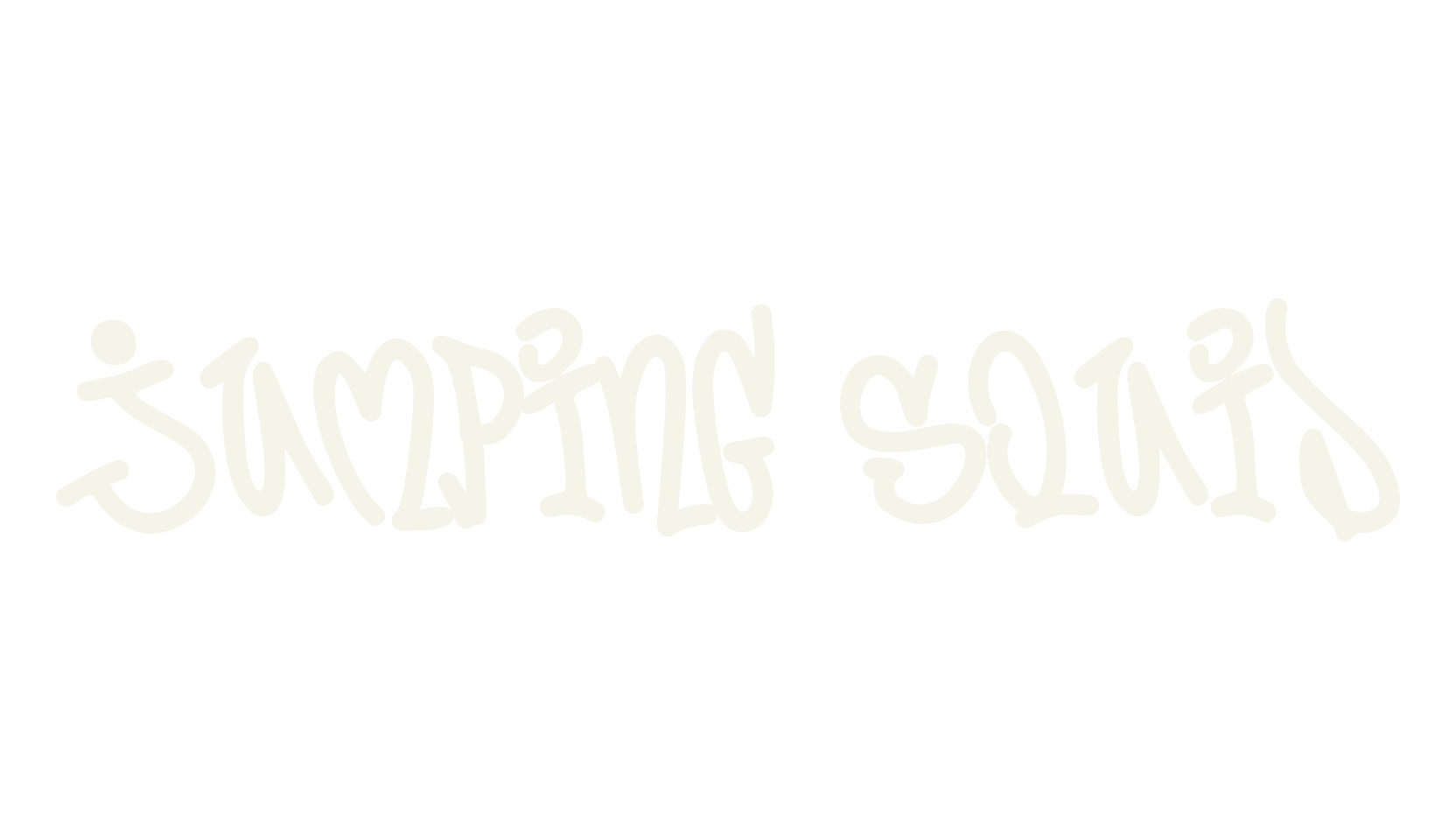 Jumping Squid, graffiti font preview