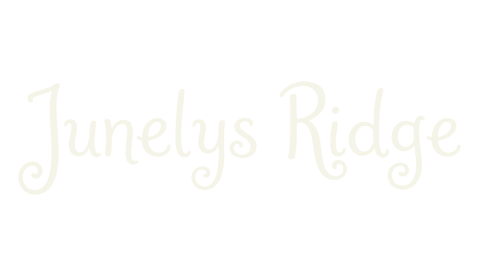 Junelys Ridge, script font preview
