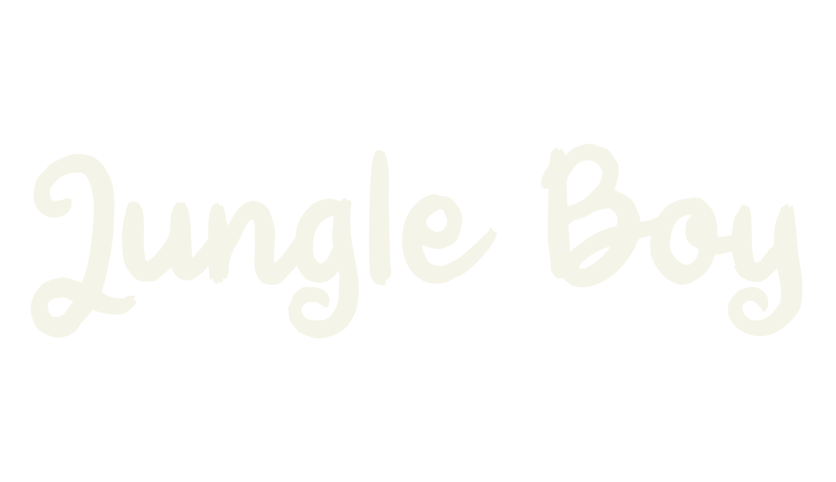 Jungle Boy, lettering font preview