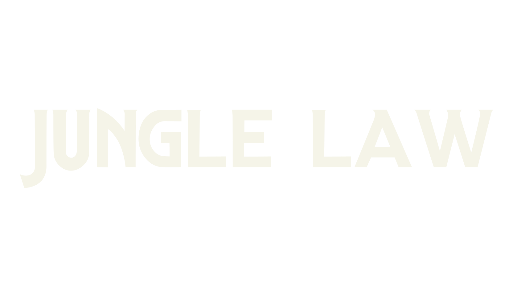 jungle law, sans font preview