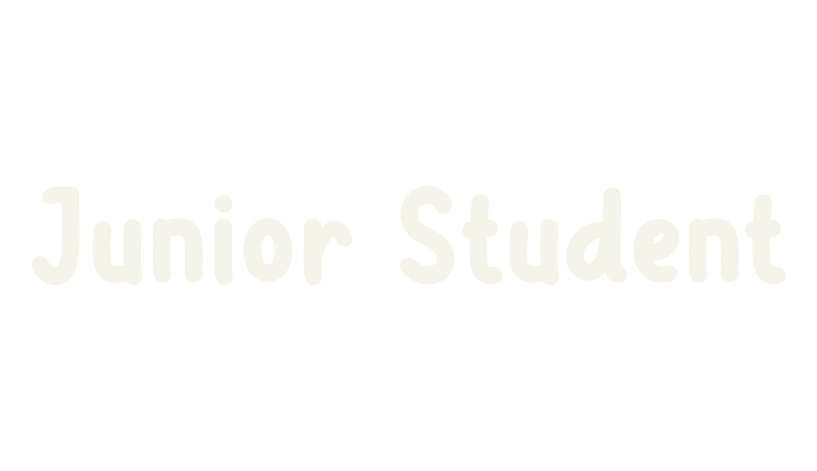 Junior Student, cute font preview