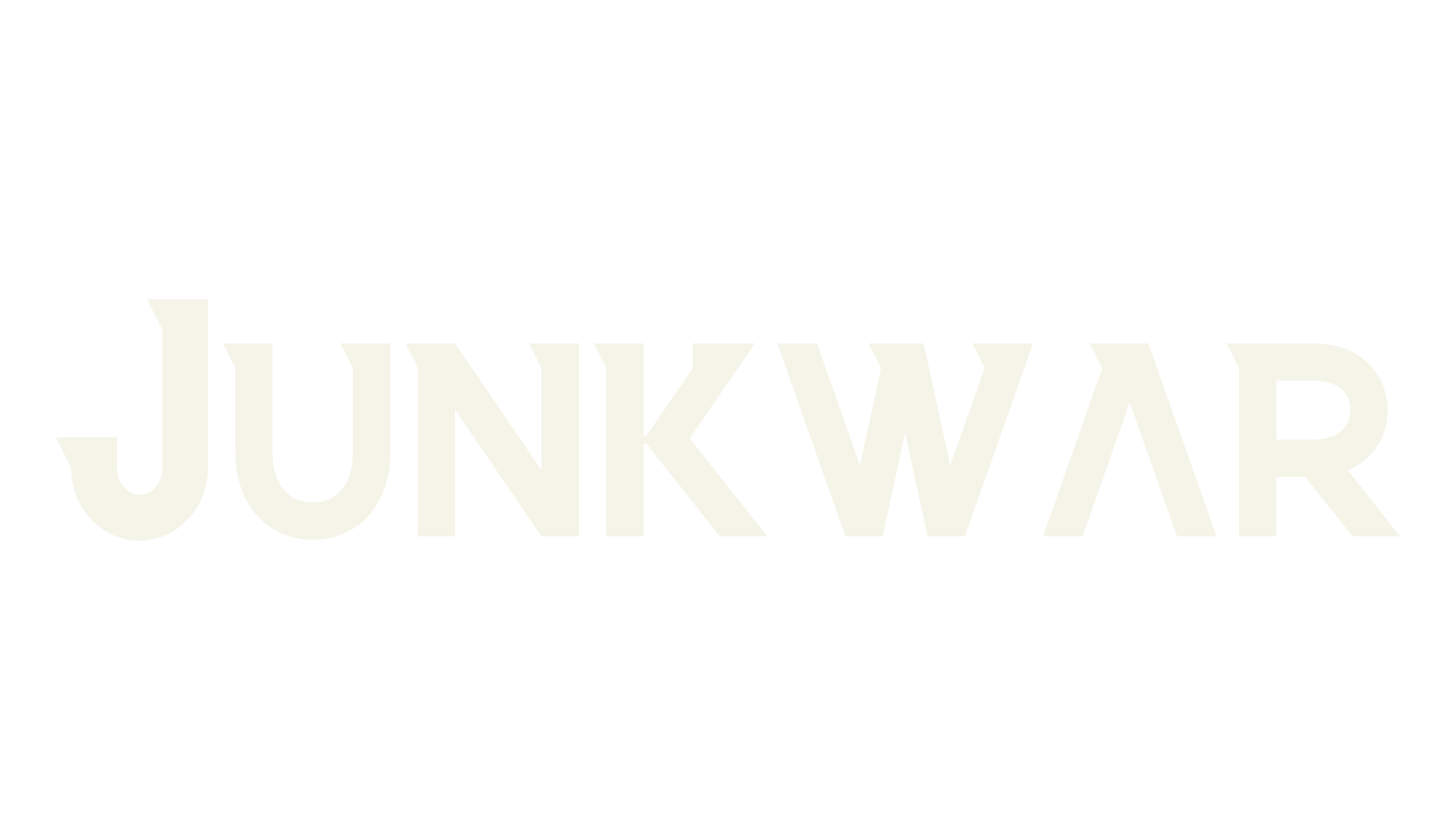 Junkwar, modern font preview
