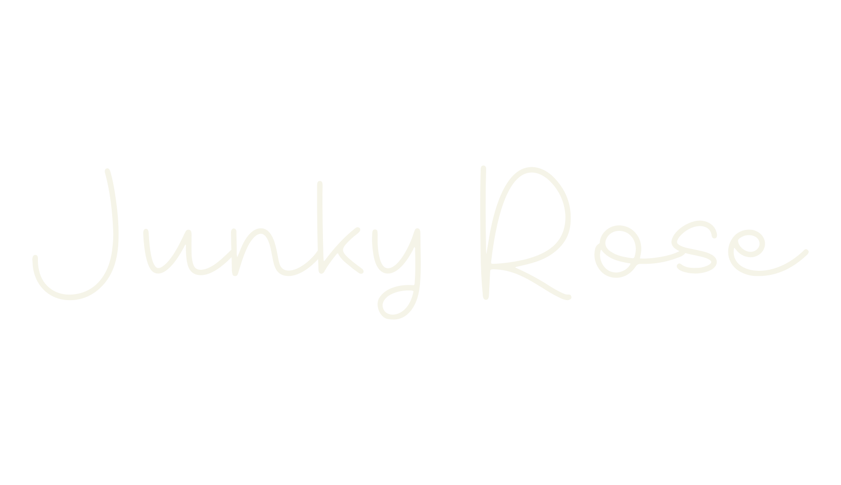 Junky Rose, lettering font preview