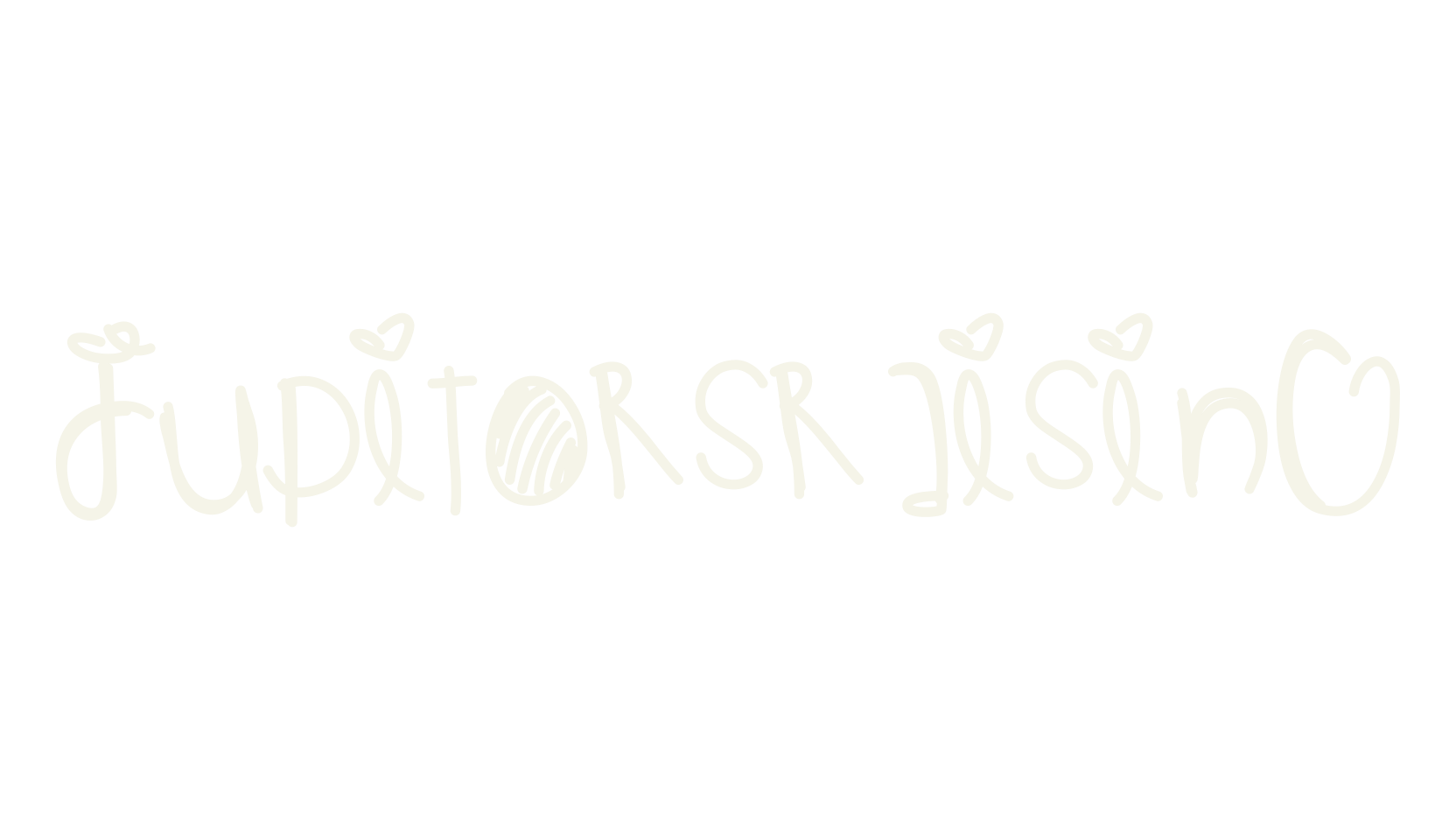 JupitorsRaising, handwritten font preview