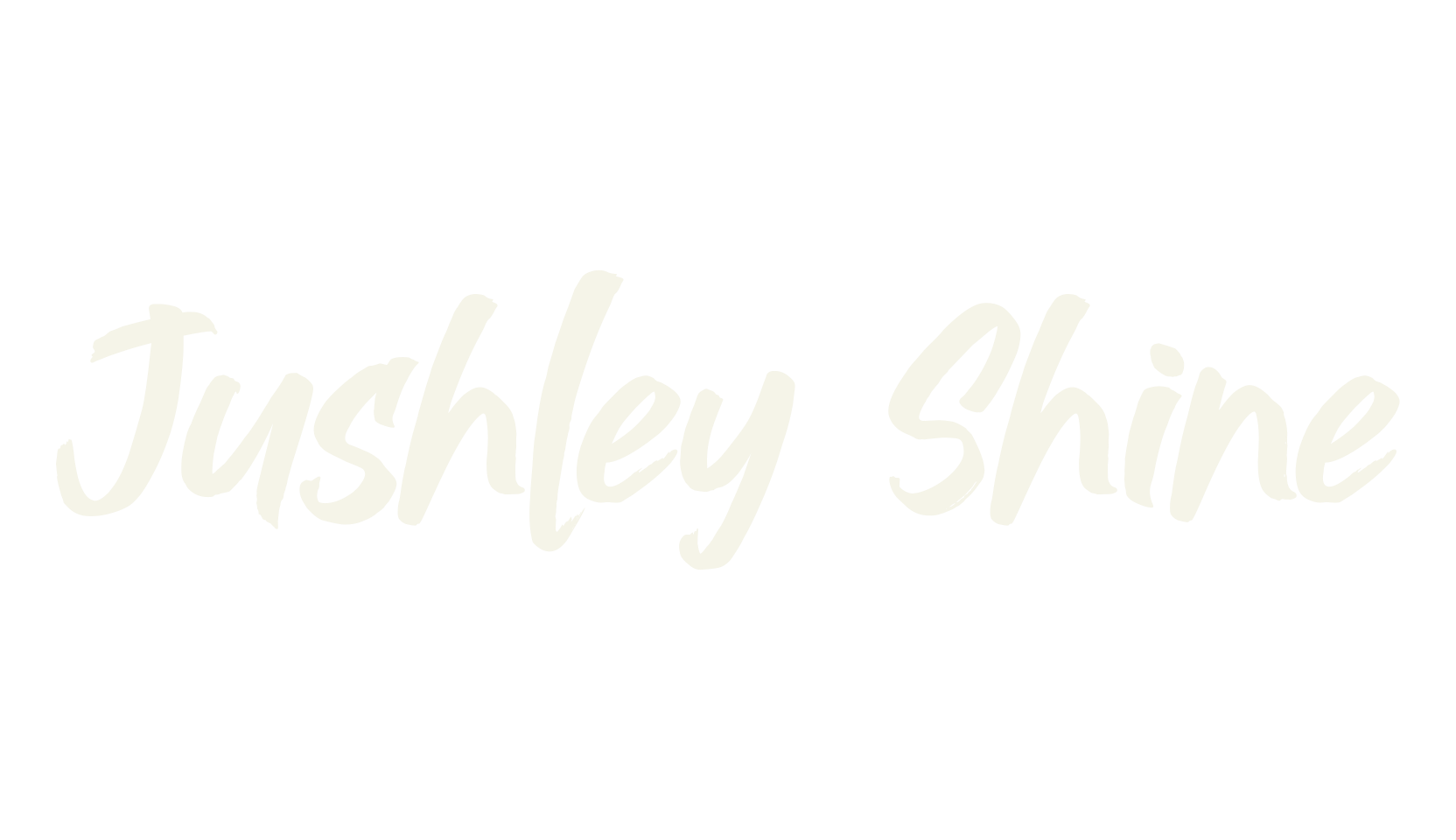 Jushley Shine, handwriting font preview