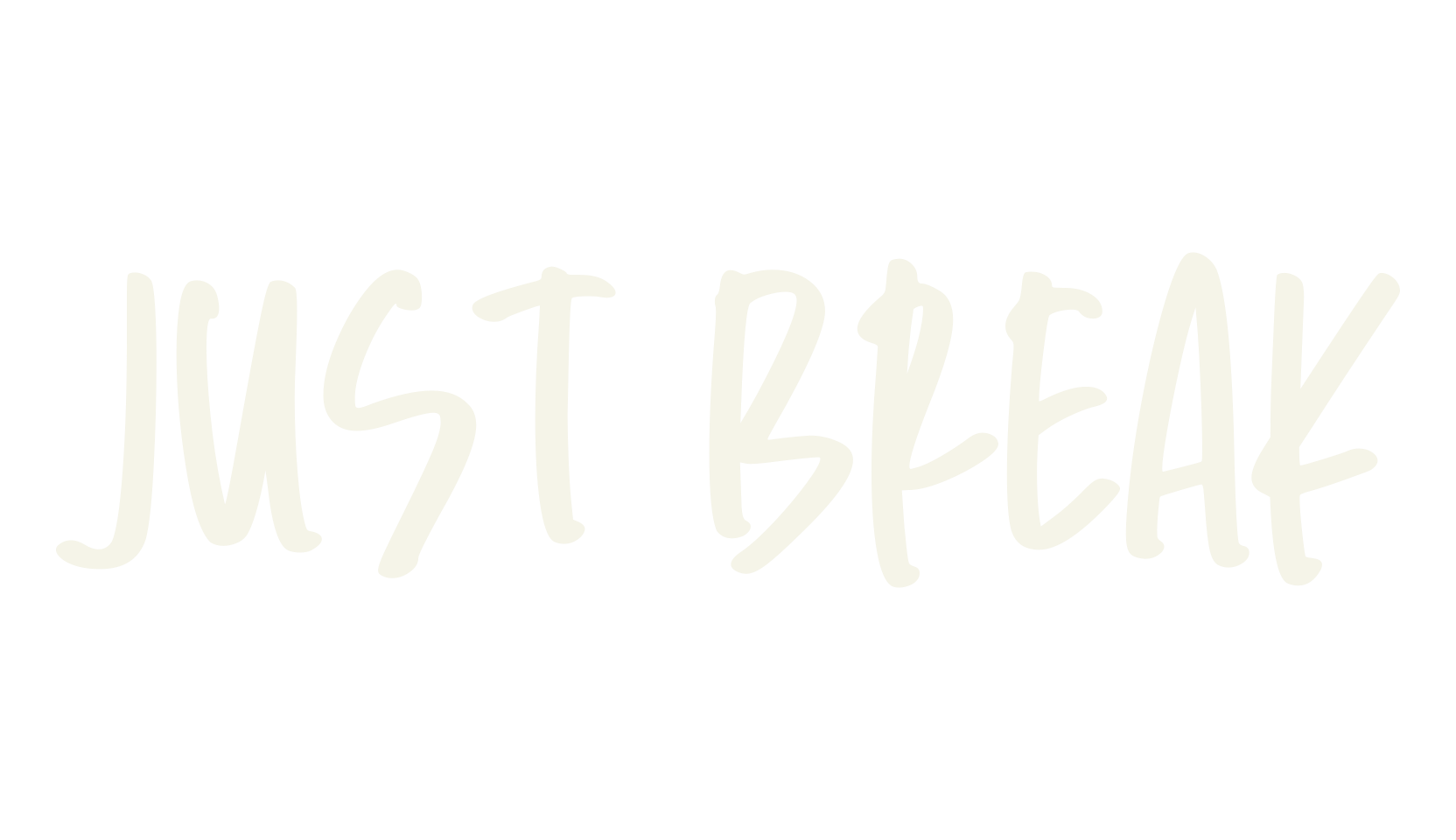 Just Break, graffiti font preview