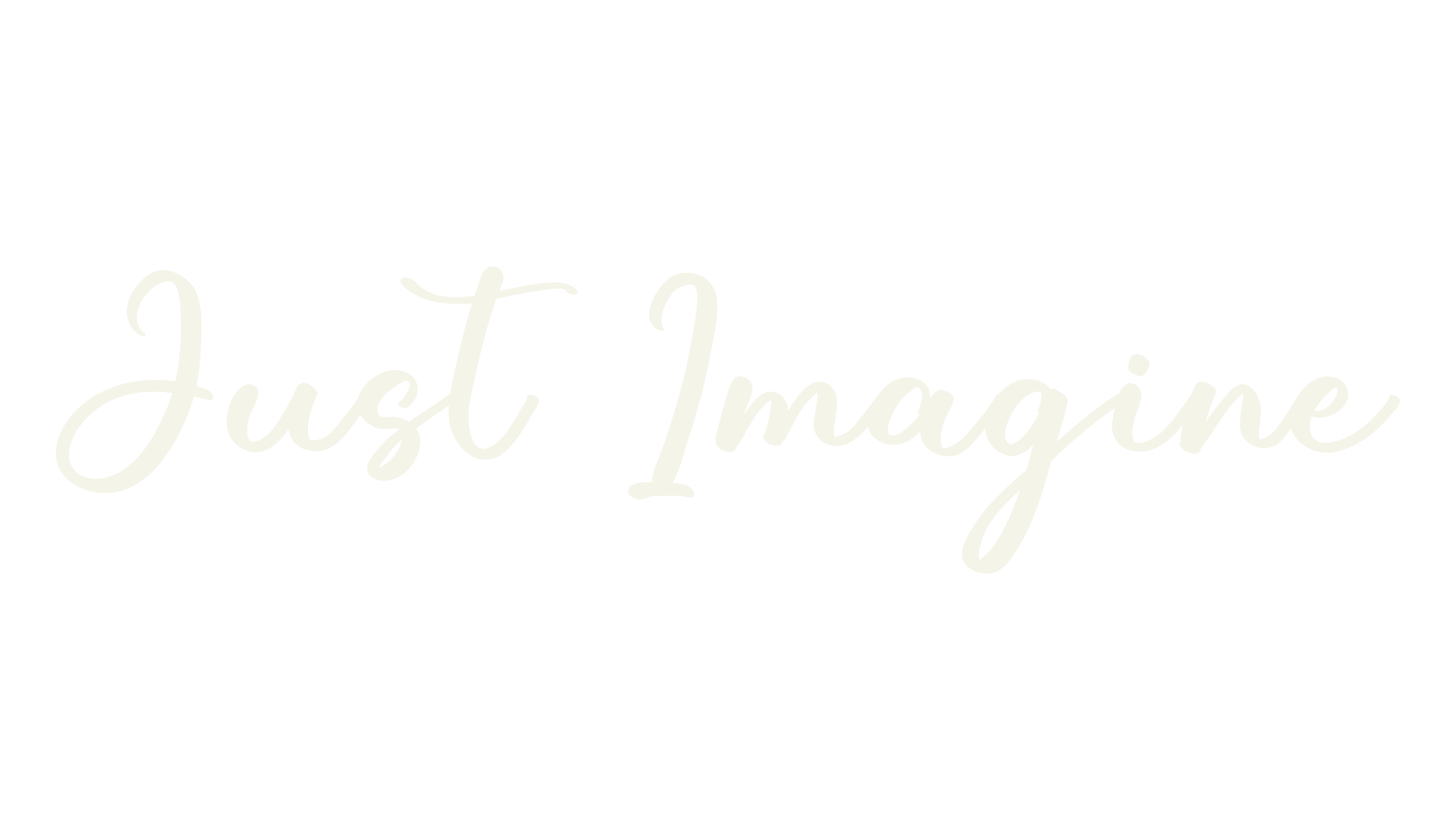 Just Imagine, calligraphy font preview