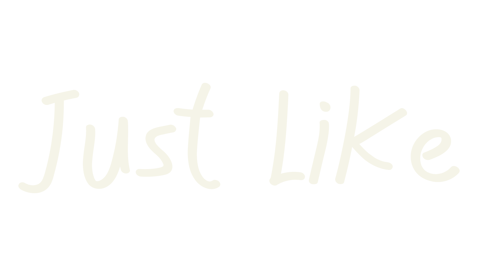 Just Like, lettering font preview