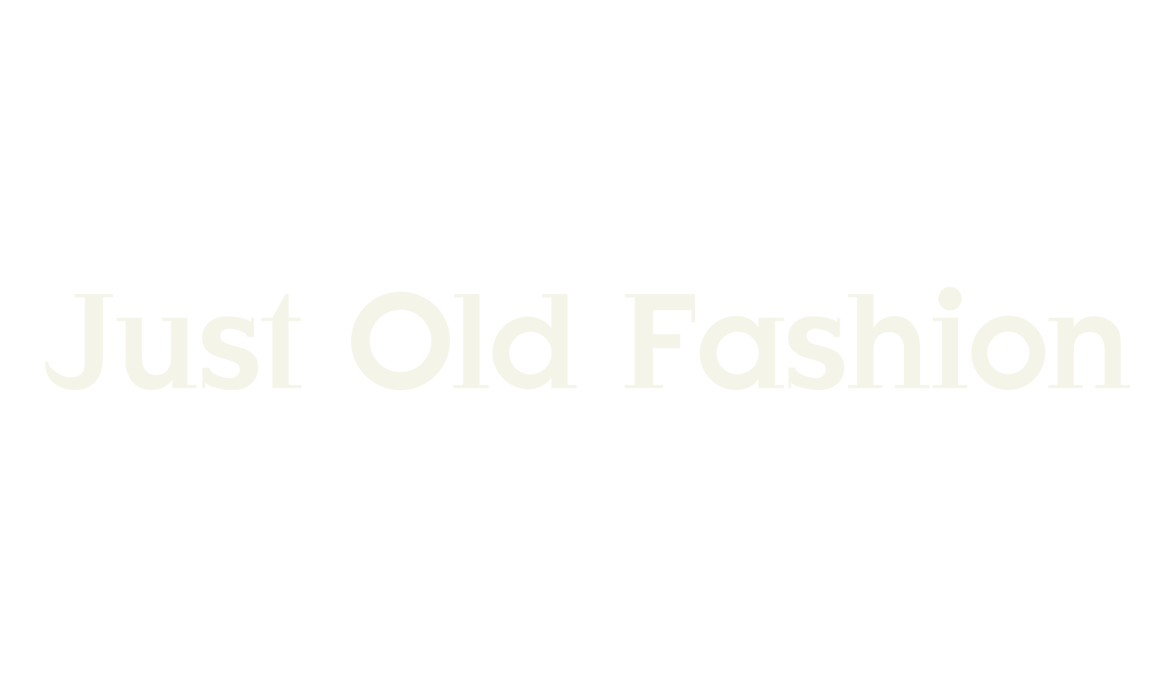 Just Old Fashion, serif font preview